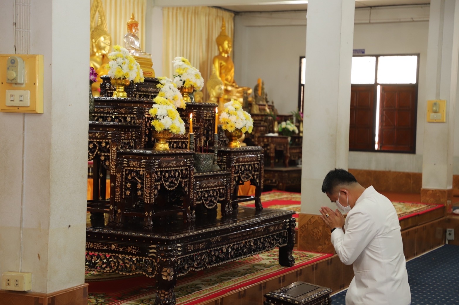 ?พช.ยโสธร ร่วมพิธีเจริญพระพุทธมนต์เจริญจิตภาวนาถวายพระพรชัยมงคลแด่ สมเด็จพระเจ้าลูกเธอ เจ้าฟ้าพัชรกิติยาภา นเรนทิราเทพยวดี กรมหลวงราชสาวิณีสิริพัชร มหาวัชรราชธิดา