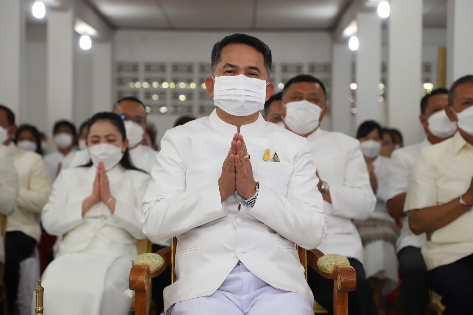 ?พช.ยโสธร ร่วมพิธีเจริญพระพุทธมนต์เจริญจิตภาวนาถวายพระพรชัยมงคลแด่ สมเด็จพระเจ้าลูกเธอ เจ้าฟ้าพัชรกิติยาภา นเรนทิราเทพยวดี กรมหลวงราชสาวิณีสิริพัชร มหาวัชรราชธิดา