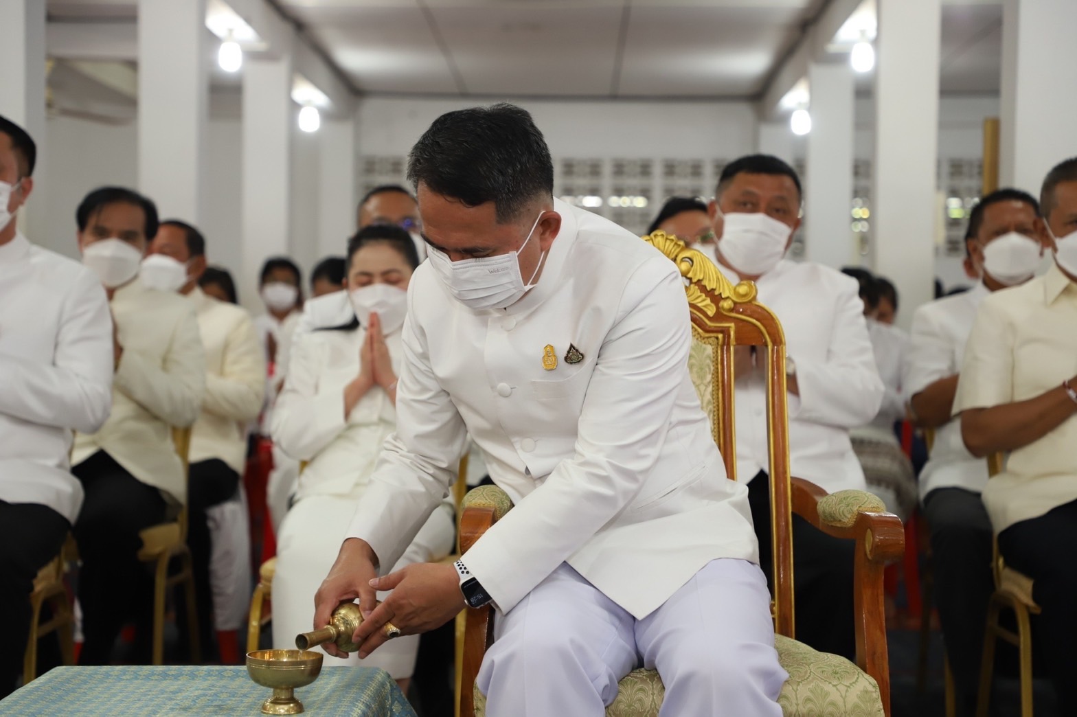 ?พช.ยโสธร ร่วมพิธีเจริญพระพุทธมนต์เจริญจิตภาวนาถวายพระพรชัยมงคลแด่ สมเด็จพระเจ้าลูกเธอ เจ้าฟ้าพัชรกิติยาภา นเรนทิราเทพยวดี กรมหลวงราชสาวิณีสิริพัชร มหาวัชรราชธิดา