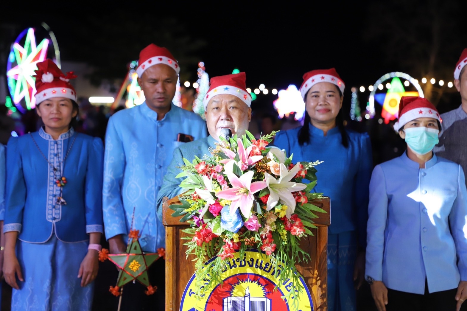 ?พช.ยโสธร ร่วมงานประเพณีแห่ดาวเทศกาลคริสต์มาส ส่งเสริมการท่องเที่ยวกระตุ้นเศรษฐกิจในพื้นที่อำเภอไทยเจริญ จังหวัดยโสธร