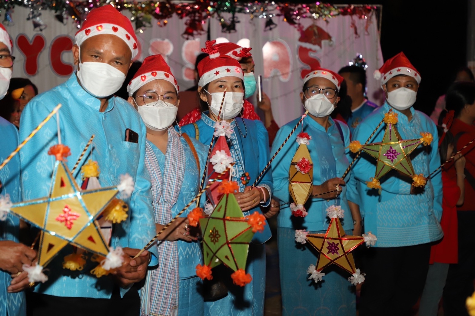 ?พช.ยโสธร ร่วมงานประเพณีแห่ดาวเทศกาลคริสต์มาส ส่งเสริมการท่องเที่ยวกระตุ้นเศรษฐกิจในพื้นที่อำเภอไทยเจริญ จังหวัดยโสธร