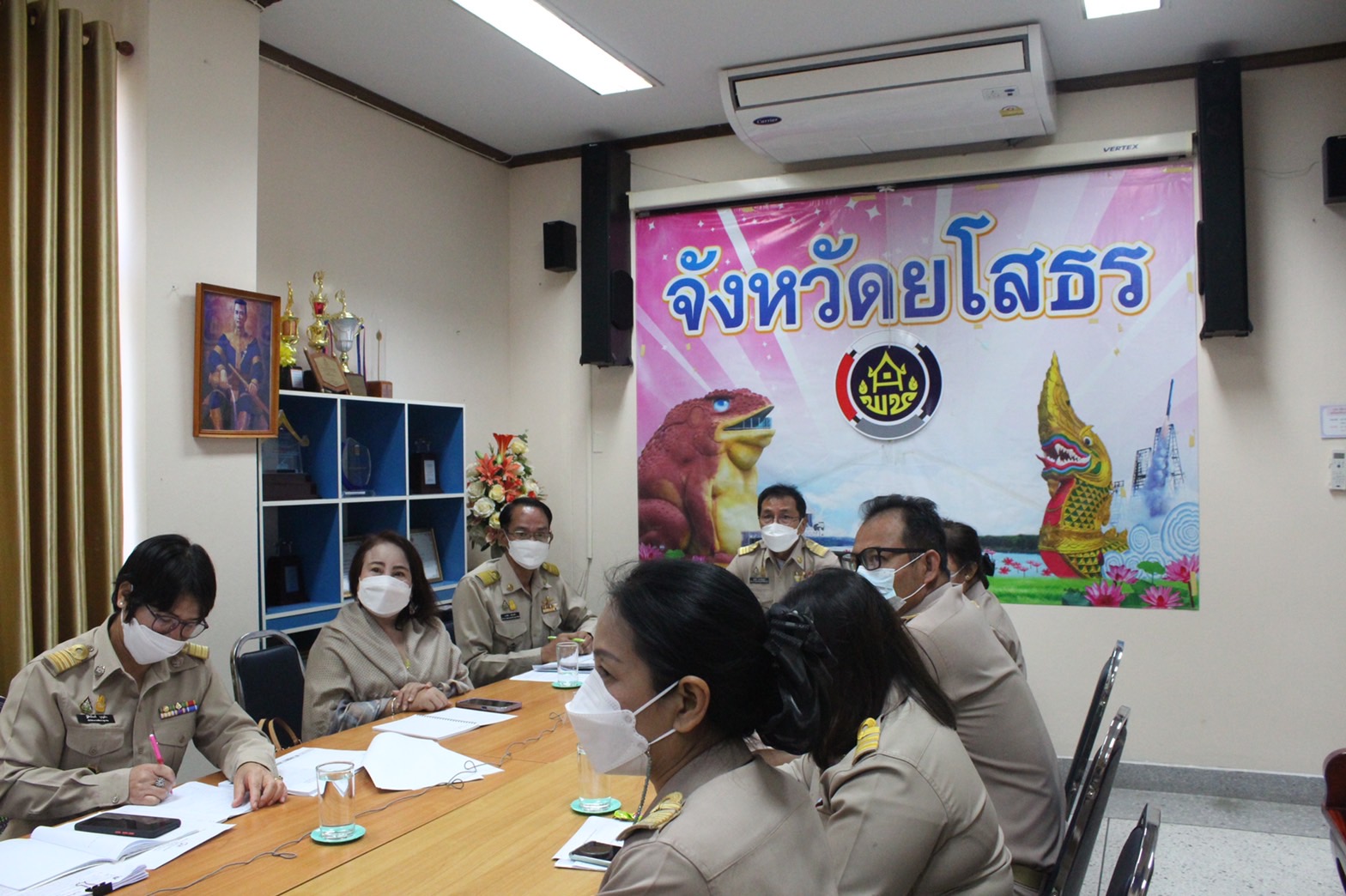 ?พช.ยโสธร ร่วมประชุมกรมการพัฒนาชุมชน ครั้งที่ 12/2565 ผ่านระบบวีดิทัศน์ทางไกล (Video Conference)