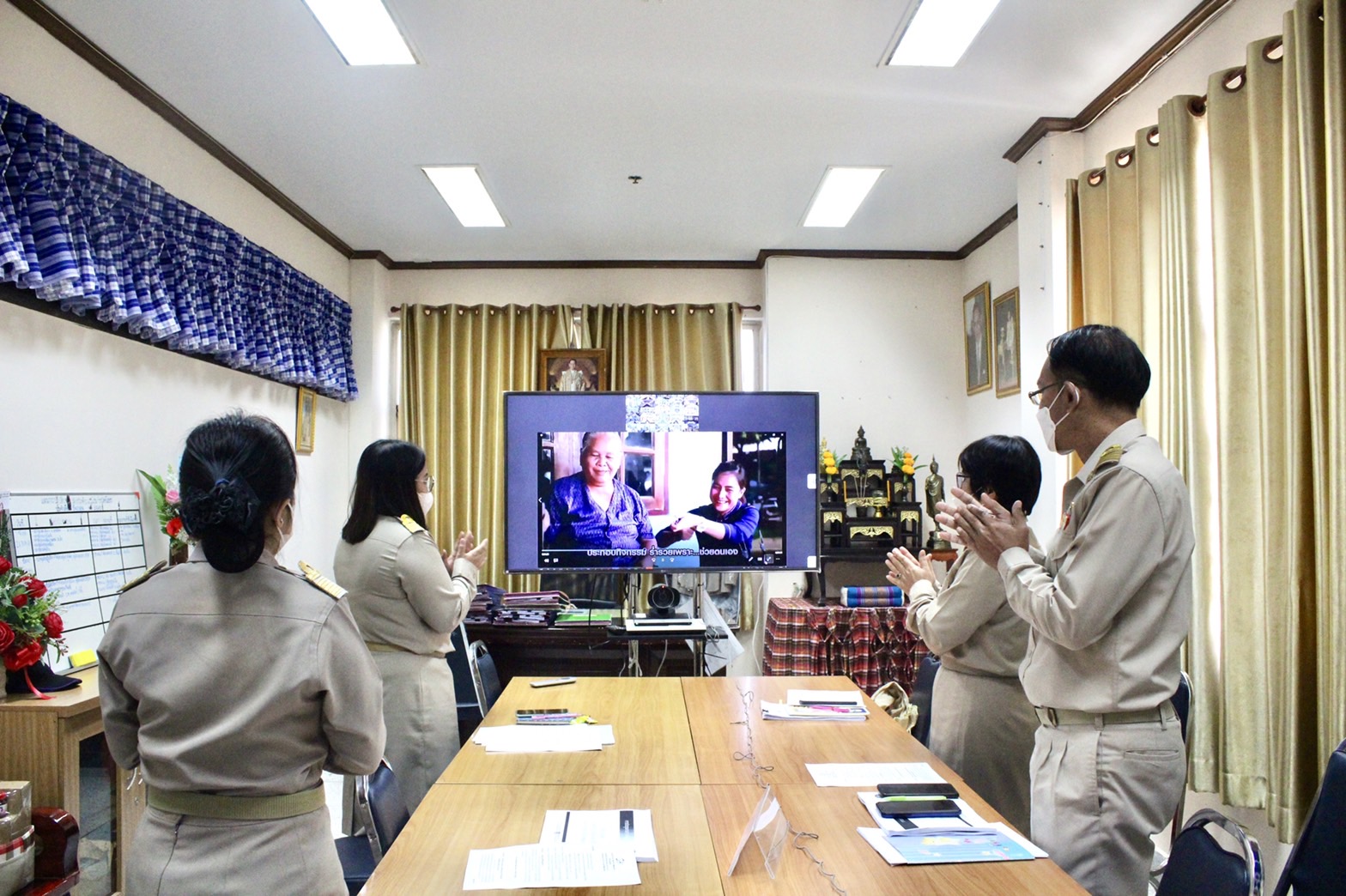 ?พช.ยโสธร ร่วมประชุมกรมการพัฒนาชุมชน ครั้งที่ 12/2565 ผ่านระบบวีดิทัศน์ทางไกล (Video Conference)