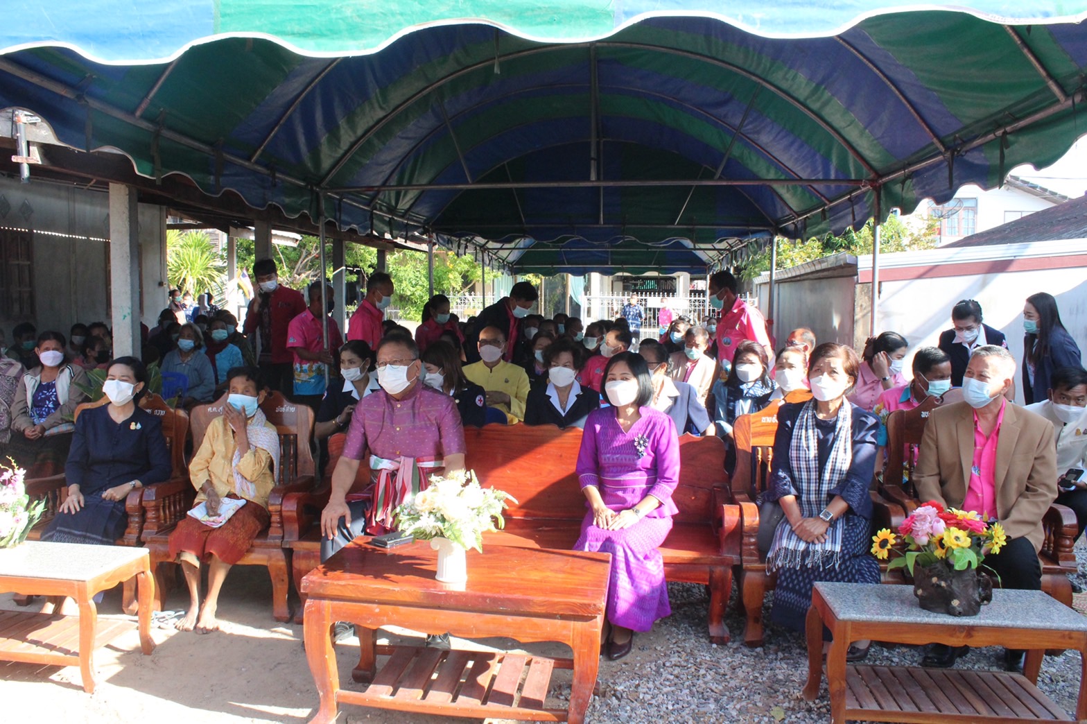 ?พช.ยโสธร ส่งมอบบ้านครัวเรือนตามโครงการบ้านห่วงใยจากใจ GLO ประจำปี 2565