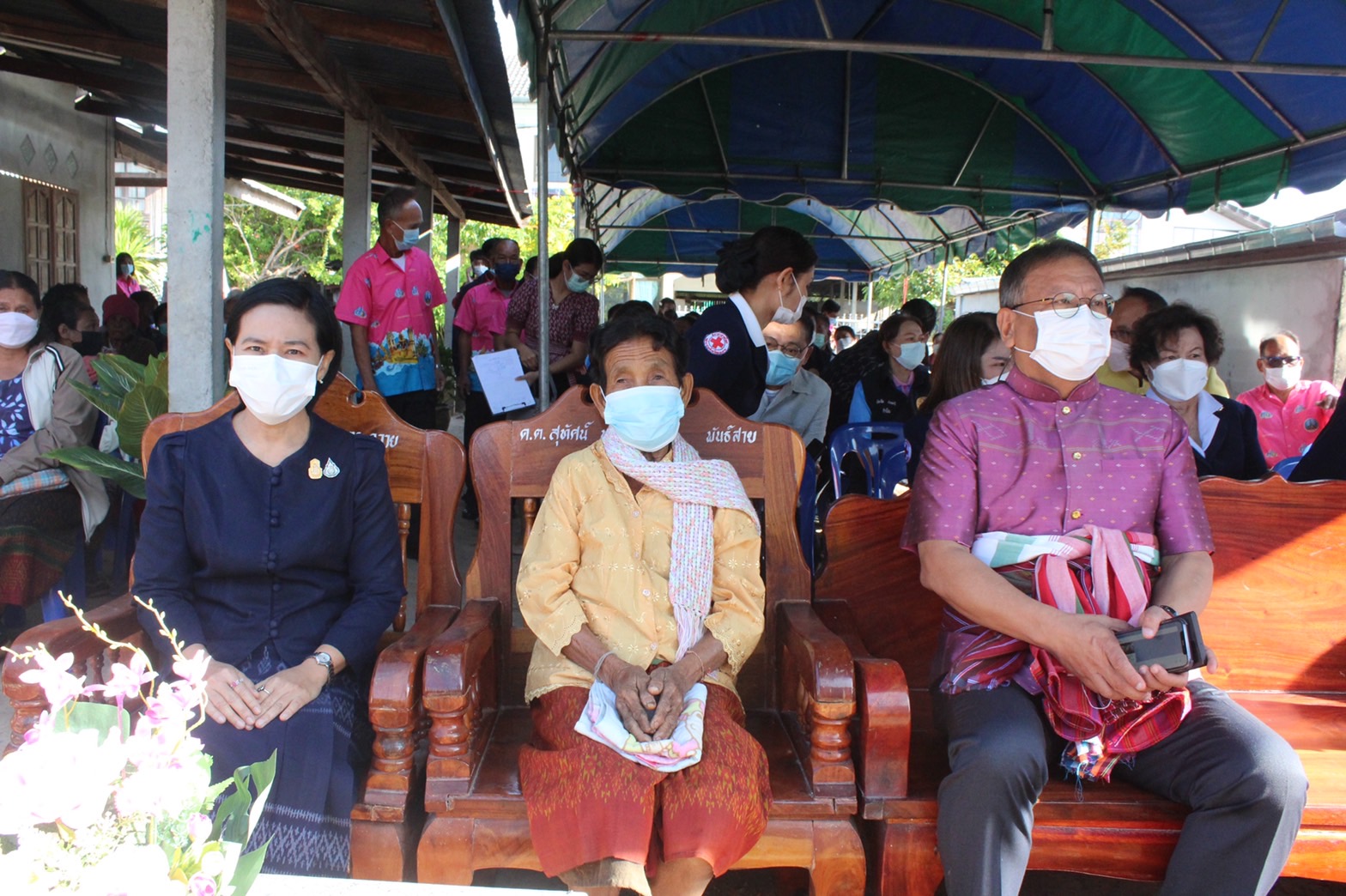 ?พช.ยโสธร ส่งมอบบ้านครัวเรือนตามโครงการบ้านห่วงใยจากใจ GLO ประจำปี 2565