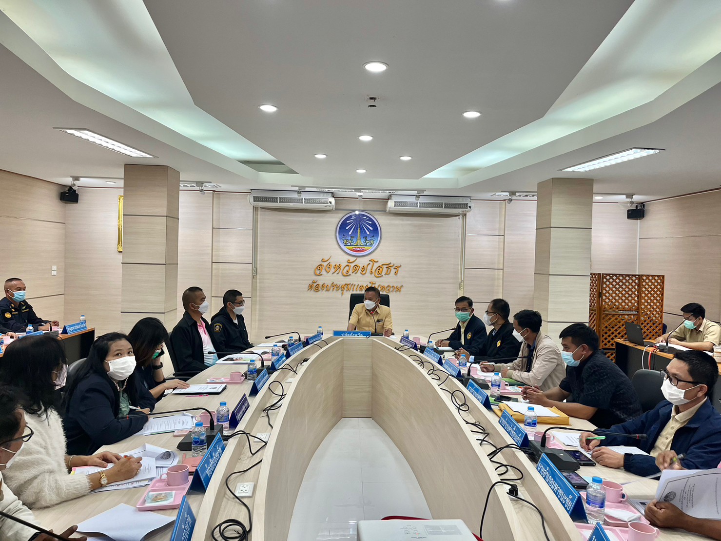 ?พช.ยโสธร ร่วมประชุมคณะทำงานโต๊ะข่าวเพื่อเฝ้าระวังยาเสพติดระดับพื้นที่จังหวัดยโสธร ?วันที่ 25 มกราคม 2566