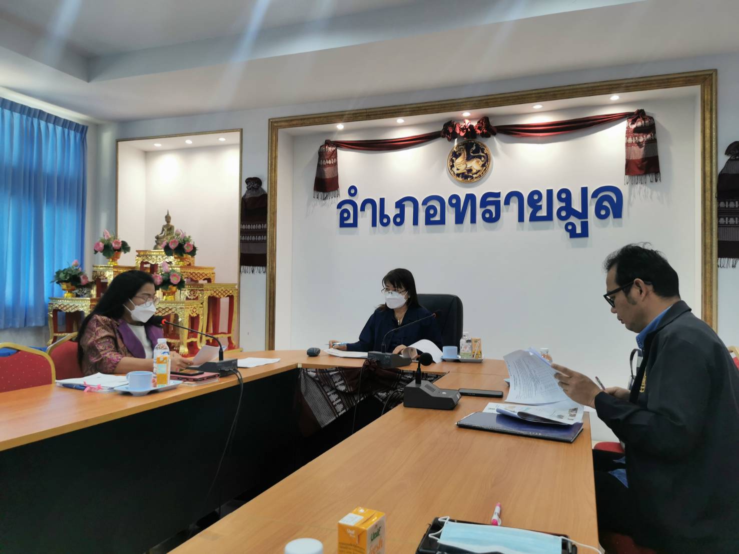 ?พช.ยโสธร ติดตามสนับสนุนการขับเคลื่อนการดำเนินงานของสำนักงานพัฒนาชุมชน อำเภอทรายมูล จังหวัดยโสธร