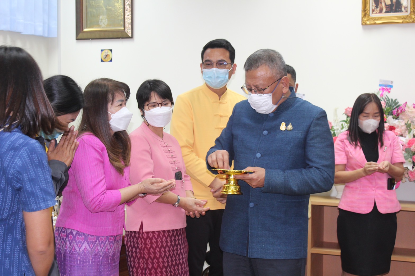 ?ทีมพช.ยโสธร เข้าอวยพรผู้ว่าราชการจังหวัดเนื่องในโอกาสวันขึ้น ปีใหม่ พ.ศ.2566