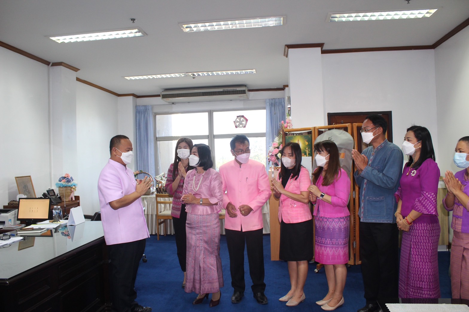 ?ทีมพช.ยโสธร เข้าอวยพรผู้ว่าราชการจังหวัดเนื่องในโอกาสวันขึ้น ปีใหม่ พ.ศ.2566