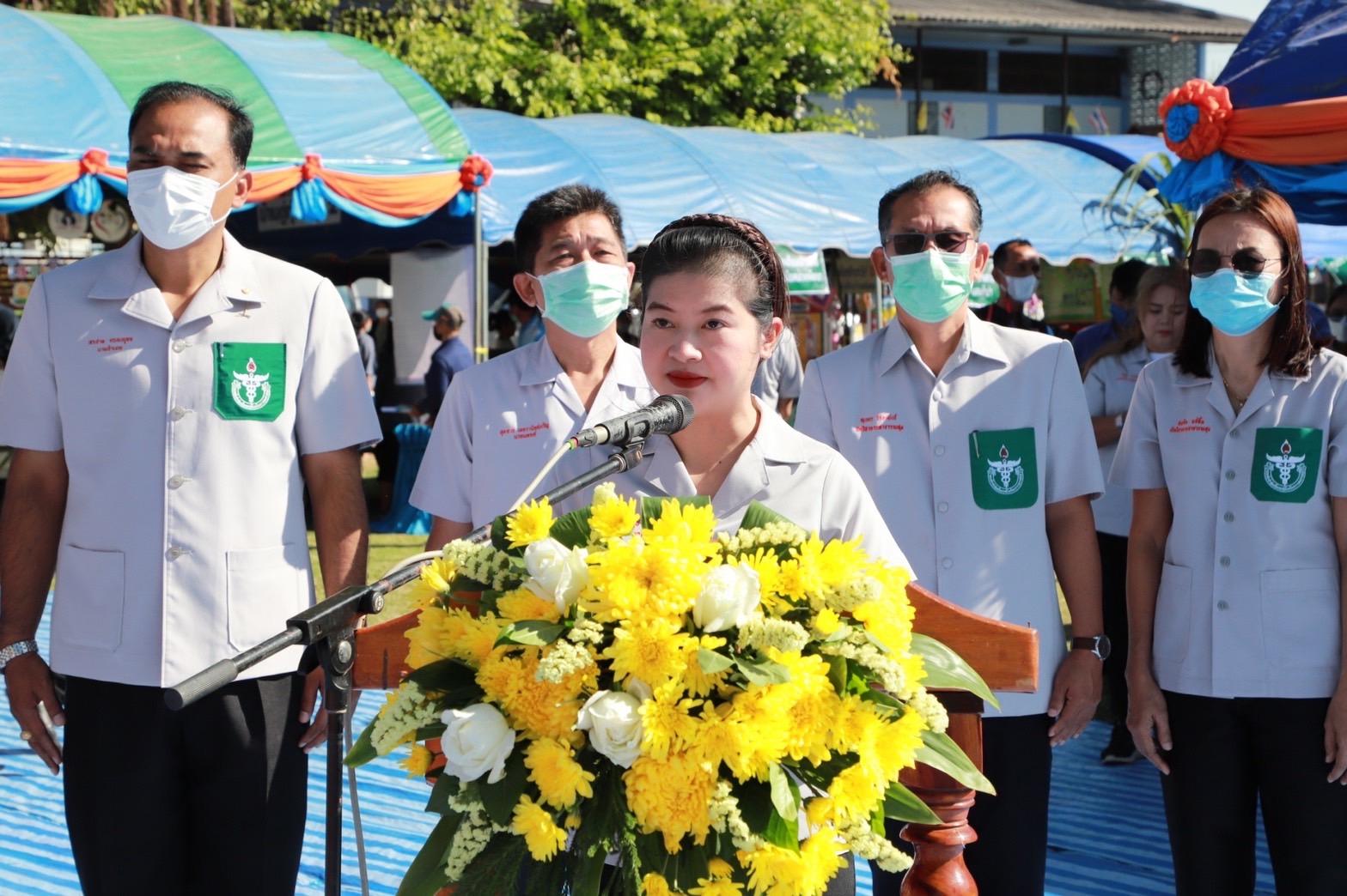 ?พช.ยโสธร ร่วมกิจกรรมหน่วยแพทย์อาสา สมเด็จพระศรีนครินทราบรมราชชนนี (พอ.สว.)ร่วมกับโครงการจังหวัดเคลื่อนที่ “เพิ่มรอยยิ้ม เติมความสุข ให้คนยโสธร”