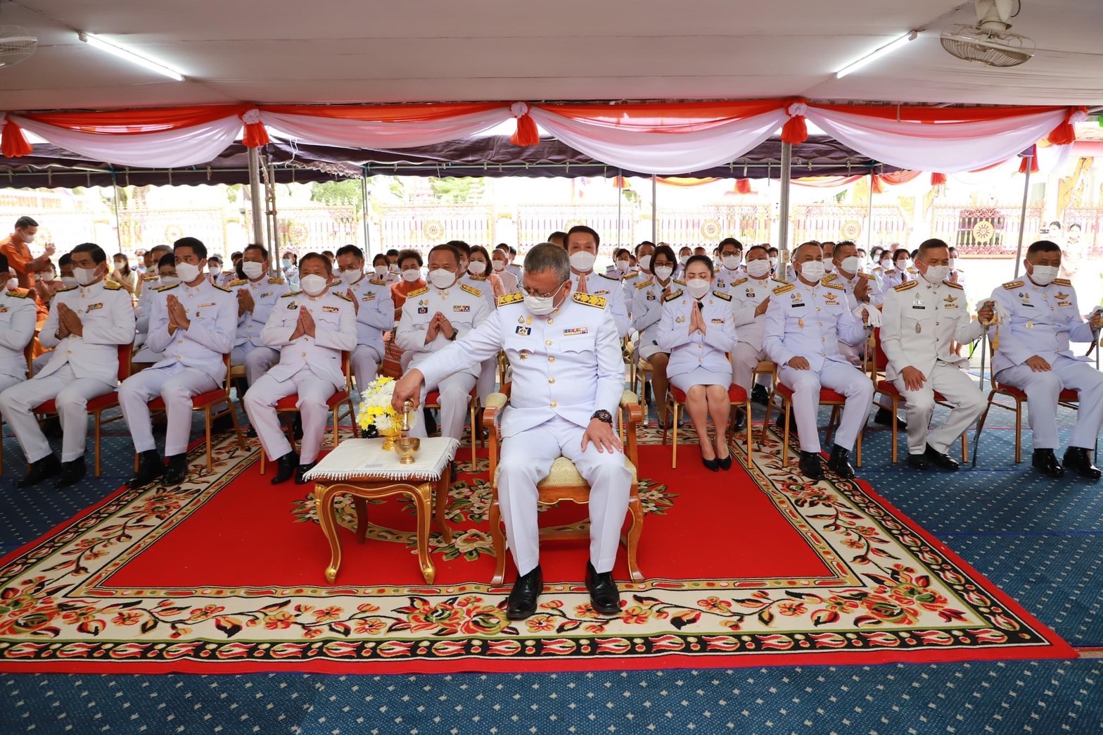 ?พช.ยโสธร ร่วมพิธีบรรพชาอุปสมบท เพื่อถวายพระพรชัยมงคล แด่สมเด็จพระเจ้าลูกเธอ เจ้าฟ้าพัชรกิติยาภา นเรนทิราเทพยวดี กรมหลวงราชสาริณีสิริพัชร มหาวัชรราชธิดา