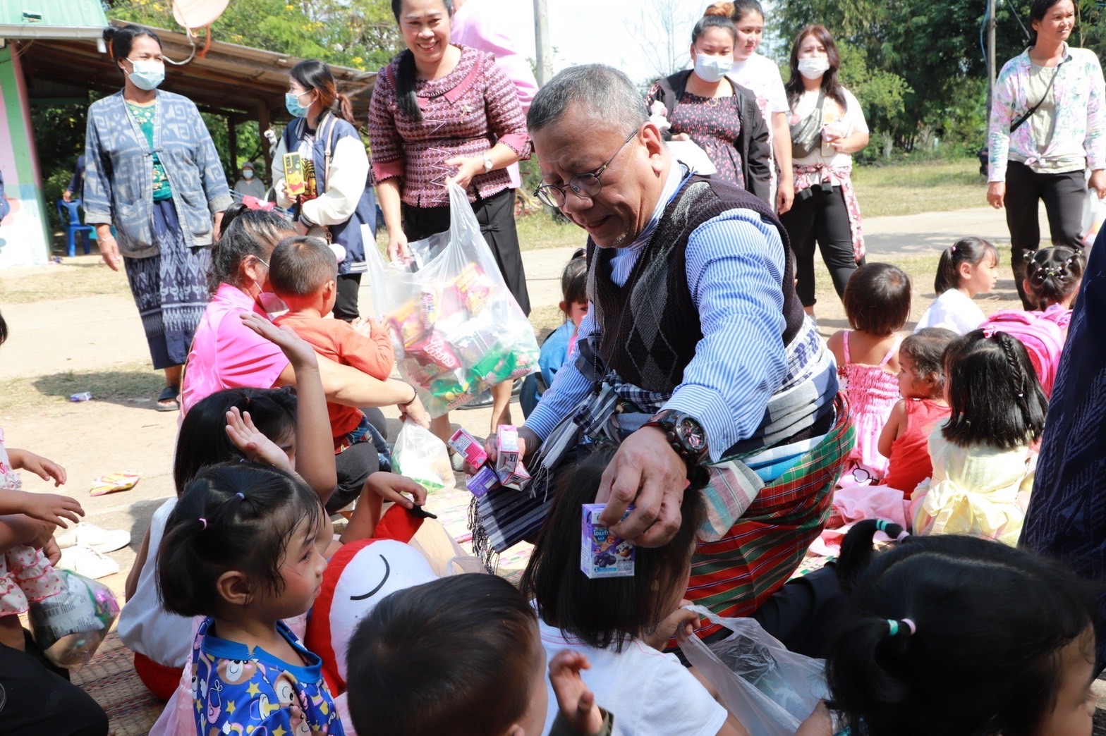 ?พจ.ยโสธร ร่วมกิจกรรม “ปันน้ำใจ เพื่อน้องในพื้นที่ห่างไกล” ครั้งที่ 6 เนื่องในวันเด็กแห่งชาติ ประจำปี 2566