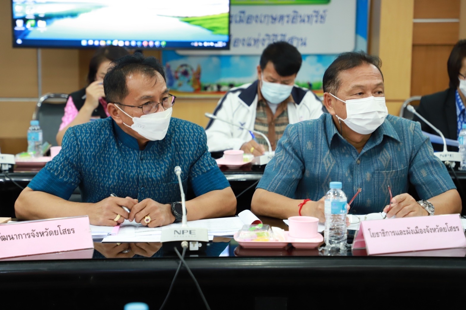 พช.ยโสธร ร่วมต้อนรับนางสาวสิริมา วัฒโน ผู้ตรวจราชการกระทรวงมหาดไทย