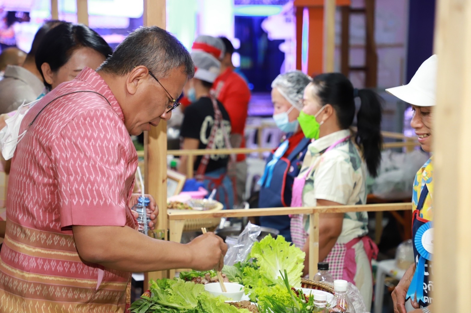 ?พช.ยโสธร ร่วมพิธีเปิดตลาดวัฒนธรรม ถนนสายวัฒนธรรม ชูลาบยโสธร soft power กระตุ้นเศรษฐกิจ