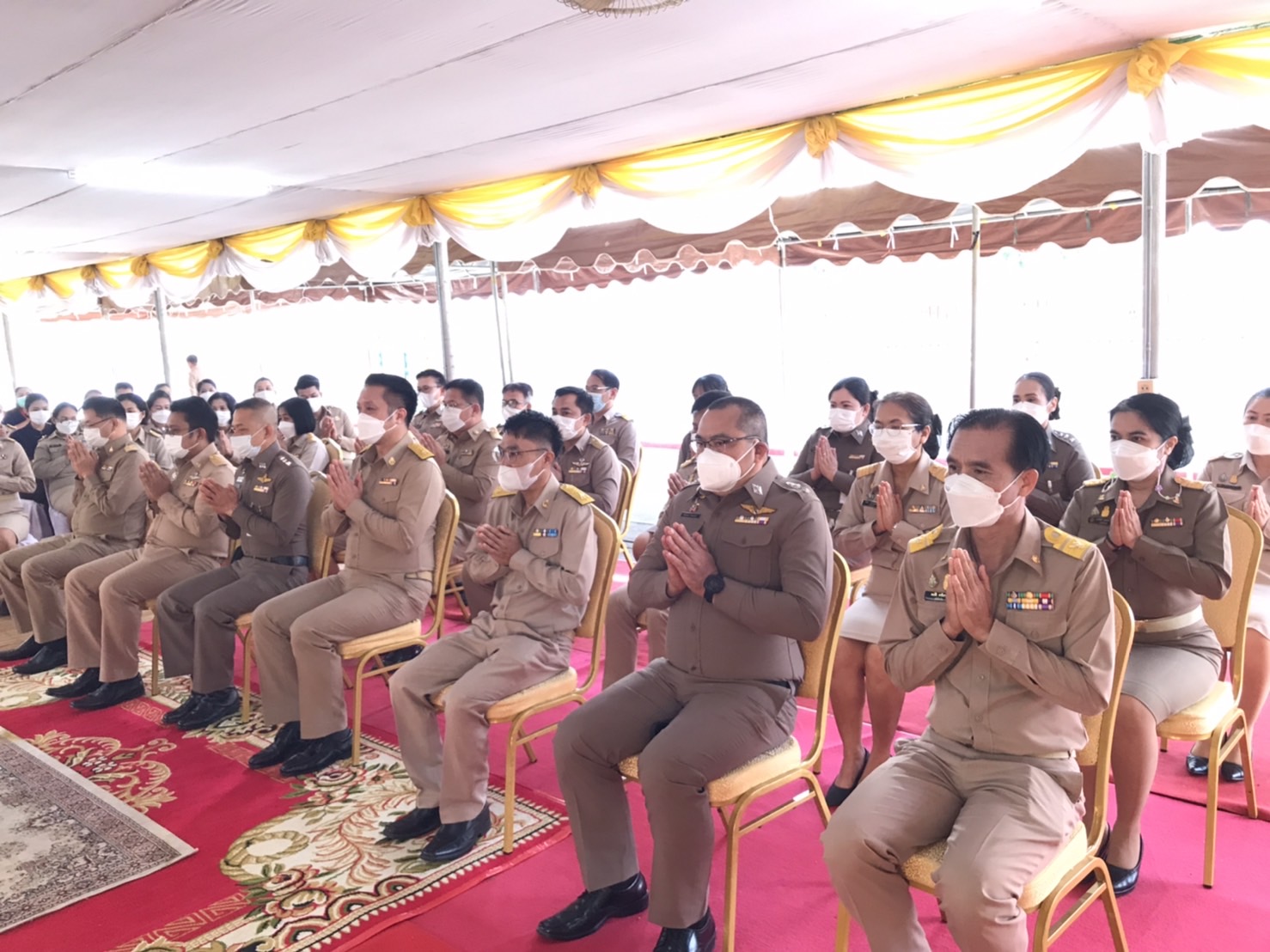 ?พช.ยโสธร ร่วมพิธีถวายภัตตาหารพระราชทานของพระบาทสมเด็จพระเจ้าอยู่หัว แด่พระภิกษุ สามเณร ในการสอบบาลีสนามหลวง ครั้งที่ 1 ครั้งหลัง ประจำปี พ.ศ. 2566