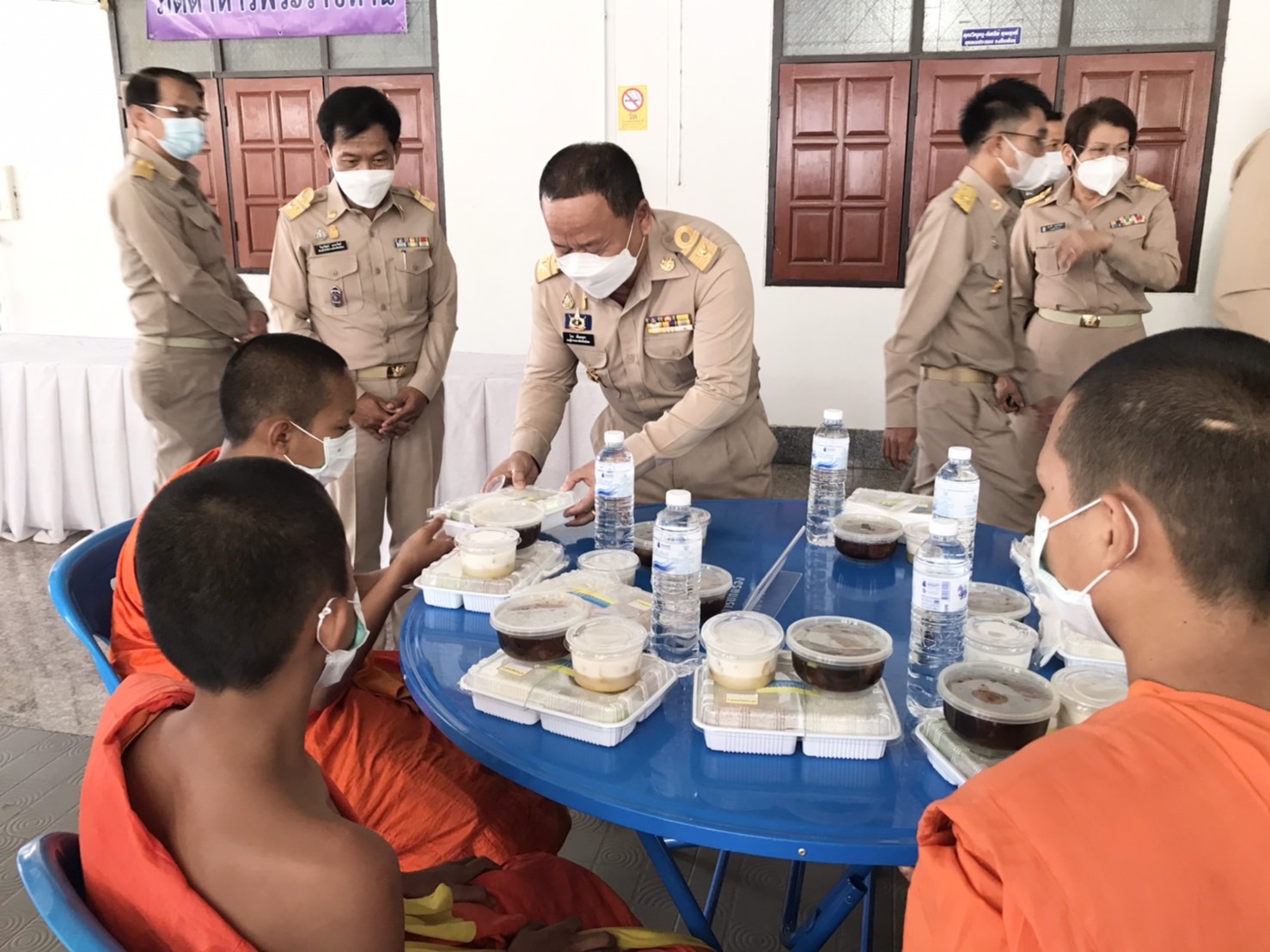 ?พช.ยโสธร ร่วมพิธีถวายภัตตาหารพระราชทานของพระบาทสมเด็จพระเจ้าอยู่หัว แด่พระภิกษุ สามเณร ในการสอบบาลีสนามหลวง ครั้งที่ 1 ครั้งหลัง ประจำปี พ.ศ. 2566