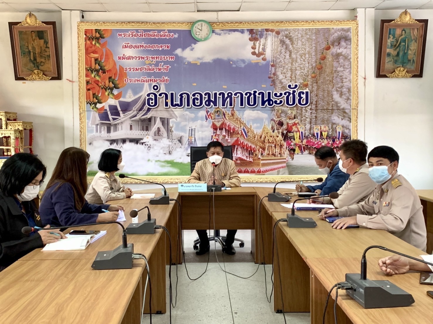 ?ผู้ตรวจราชการกรมการพัฒนาชุมชน ติดตามการขับเคลื่อนงานพัฒนาชุมชน อำเภอมหาชนะชัย จังหวัดยโสธร