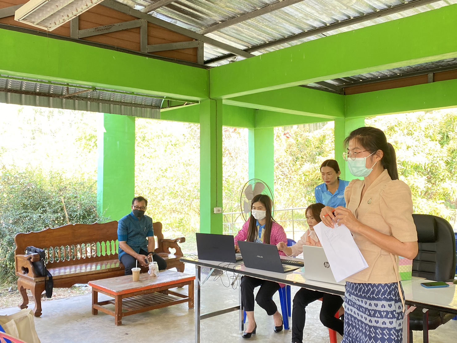 ?พช. ยโสธร ติดตามความก้าวหน้าการจัดเก็บข้อมูลความจำเป็นพื้นฐาน (จปฐ.) และข้อมูลพื้นฐานระดับหมู่บ้าน (กชช. 2ค) ประจำปีงบประมาณ พ.ศ.2566 อำเภอเลิงนกทา  อำเภอไทยเจริญ จังหวัดยโสธร