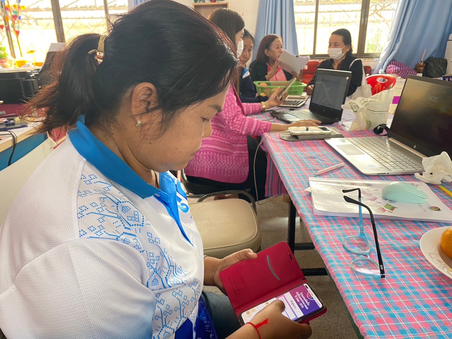 ?พช. ยโสธร ติดตามความก้าวหน้าการจัดเก็บข้อมูลความจำเป็นพื้นฐาน (จปฐ.) และข้อมูลพื้นฐานระดับหมู่บ้าน (กชช. 2ค) ประจำปีงบประมาณ พ.ศ.2566 อำเภอเลิงนกทา  อำเภอไทยเจริญ จังหวัดยโสธร