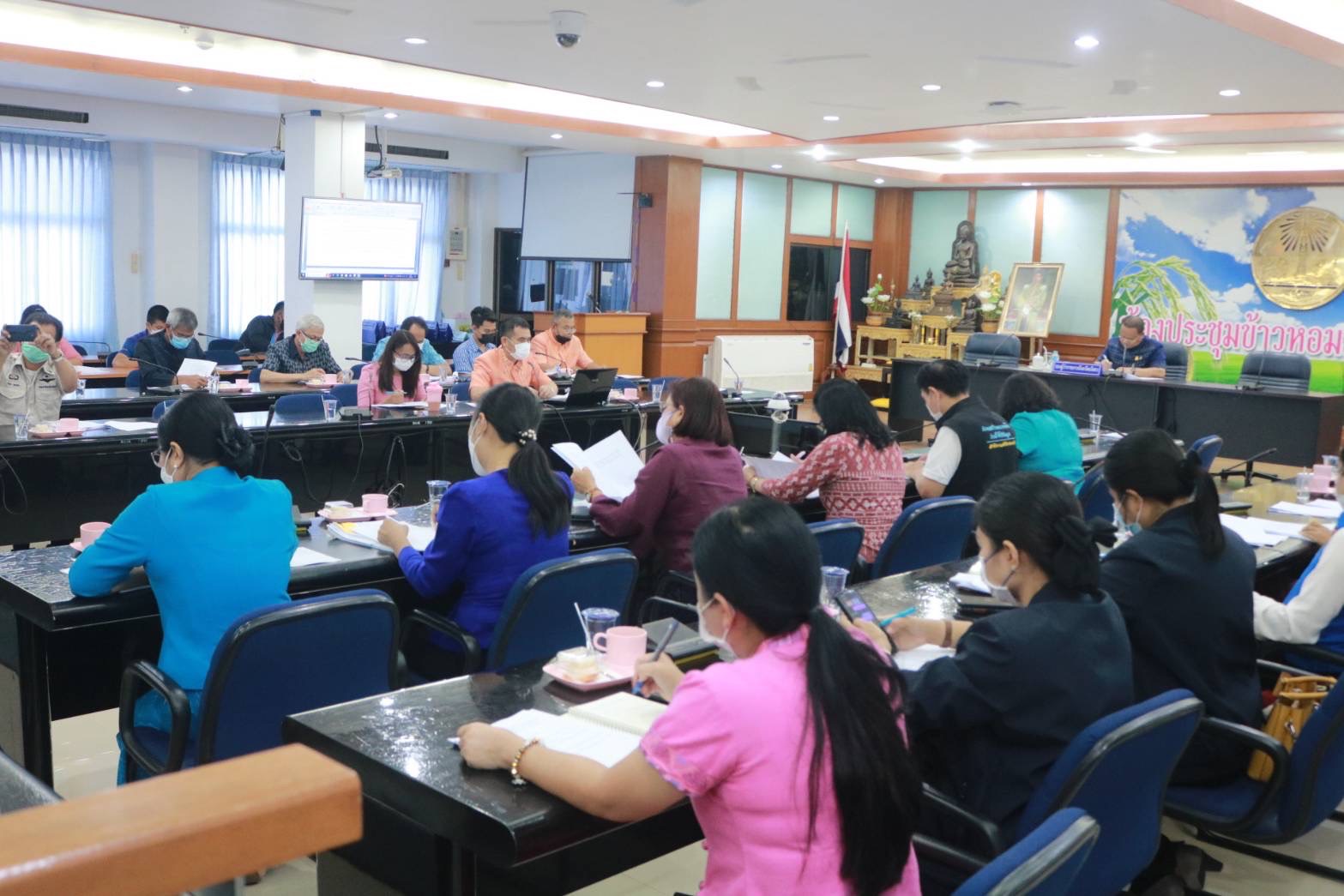 ?พช.ยโสธร ร่วมประชุมการชี้แจงและซักซ้อมการดำเนินการตัวชี้วัดการประเมินส่วนราชการตามมาตรการปรับปรุงประสิทธิภาพในการปฏิบัติราชการของจังหวัด ประจำปีงบประมาณ พ.ศ. ๒๕๖๖ ของจังหวัดยโสธร