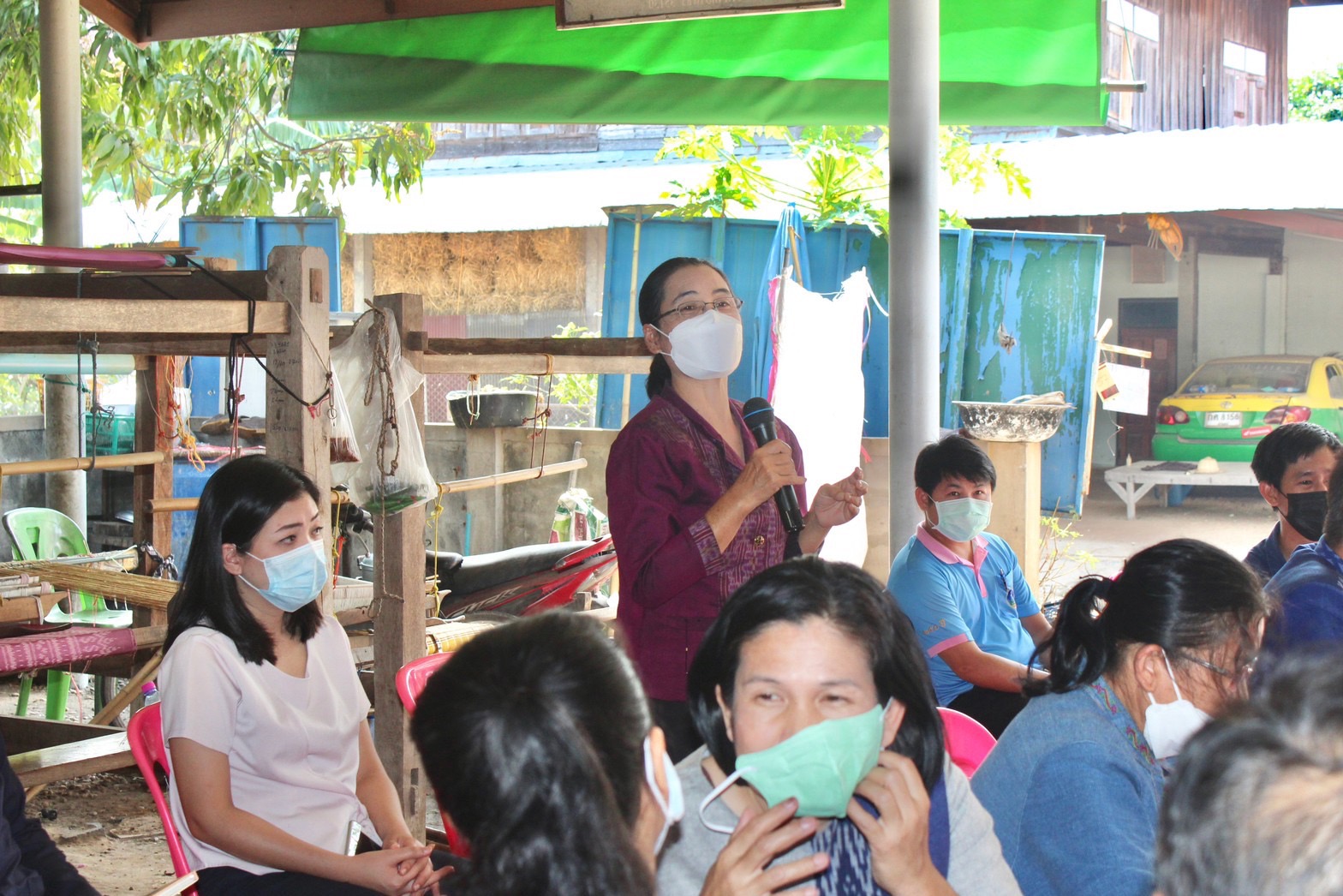 ?พช.ยโสธร ติดตามสนับสนุน การขับเคลื่อนงานพัฒนาชุมชน สำนักงานพัฒนาชุมชน อำเภอมหาชนะชัย อำเภอคำเขื่อนแก้ว อำเภอค้อวัง จังหวัดยโสธร