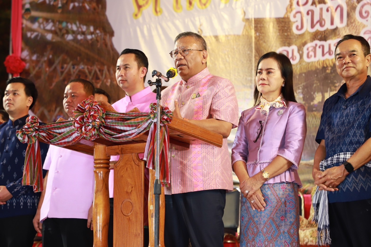 ?พช.ยโสธร ร่วมพิธีเปิดงาน “สืบสานประเพณีบุญคูณลาน ตำนานข้าวอินทรีย์ วิถีวัฒนธรรมยโสธร” ประจำปีงบประมาณ 2566 ณ สนามหน้าที่ว่าการอำเภอกุดชุม อำเภอกุดชุม จังหวัดยโสธร