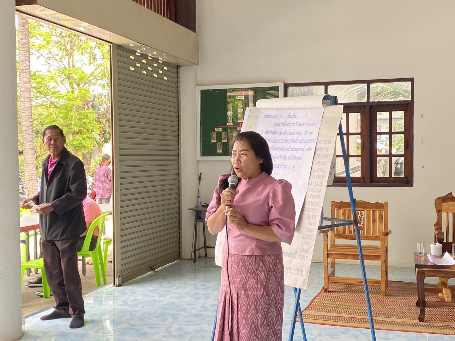 ?พช.ยโสธร ร่วมติดตามการดำเนินงานกลุ่มออมทรัพย์เพื่อการผลิตบ้านสร้างช้าง หมู่ที่ 1 หมู่ 2 ตำบลไผ่  อำเภอทรายมูล  จังหวัดยโสธร