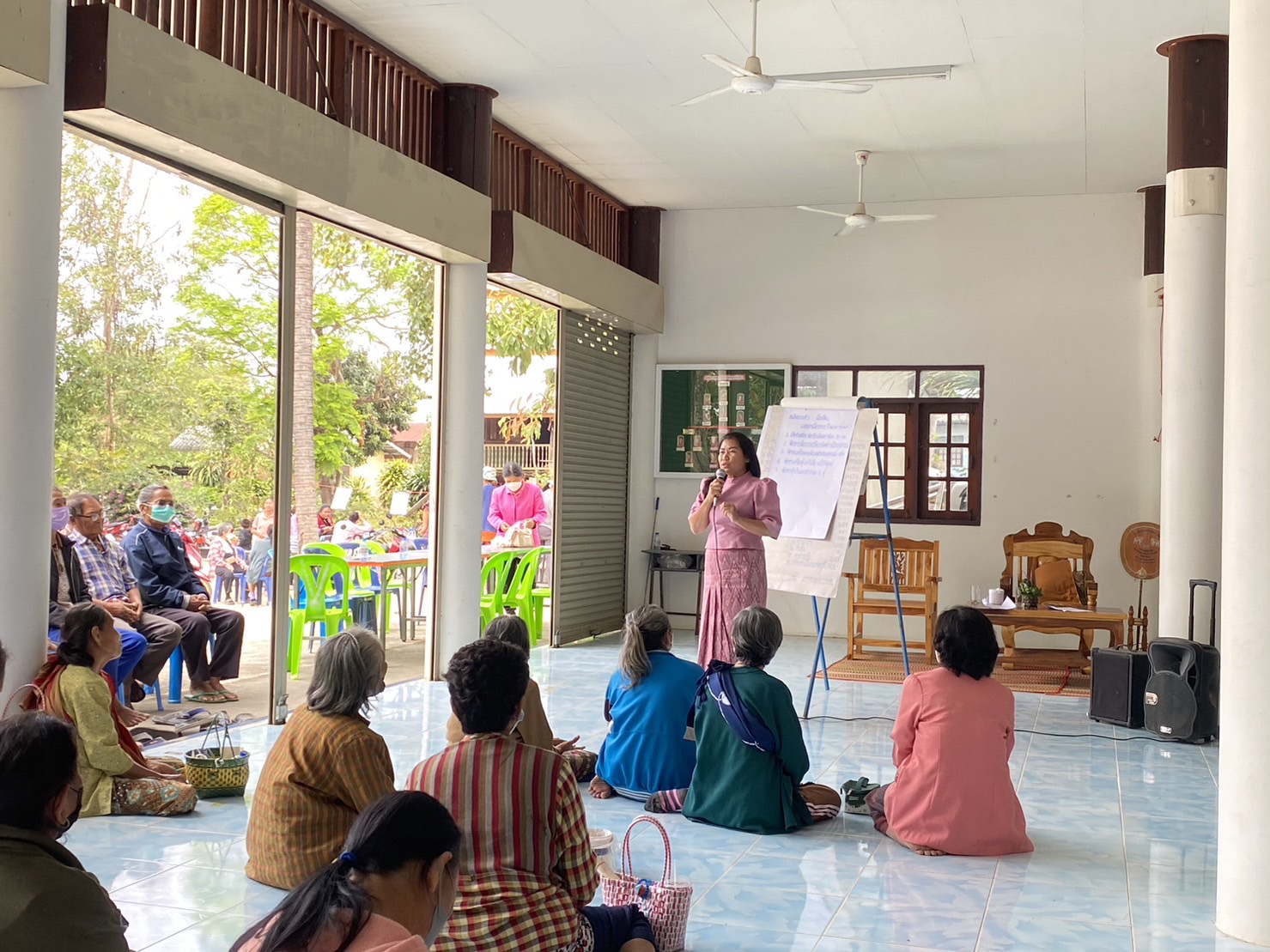 ?พช.ยโสธร ร่วมติดตามการดำเนินงานกลุ่มออมทรัพย์เพื่อการผลิตบ้านสร้างช้าง หมู่ที่ 1 หมู่ 2 ตำบลไผ่  อำเภอทรายมูล  จังหวัดยโสธร