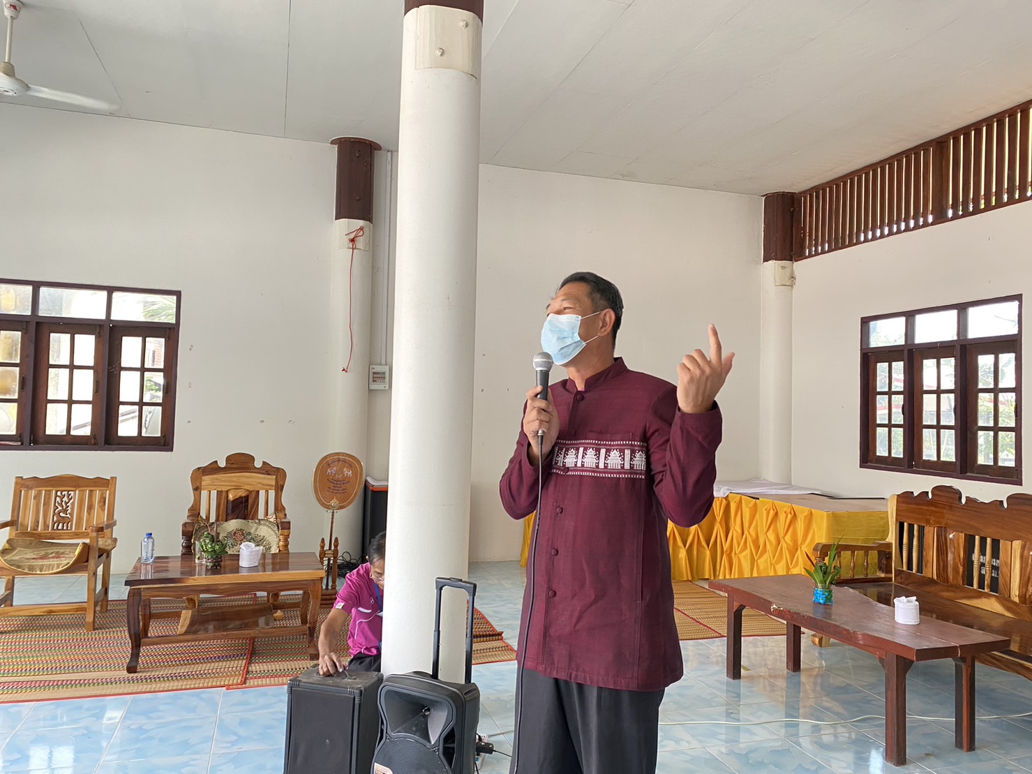 ?พช.ยโสธร ร่วมติดตามการดำเนินงานกลุ่มออมทรัพย์เพื่อการผลิตบ้านสร้างช้าง หมู่ที่ 1 หมู่ 2 ตำบลไผ่  อำเภอทรายมูล  จังหวัดยโสธร