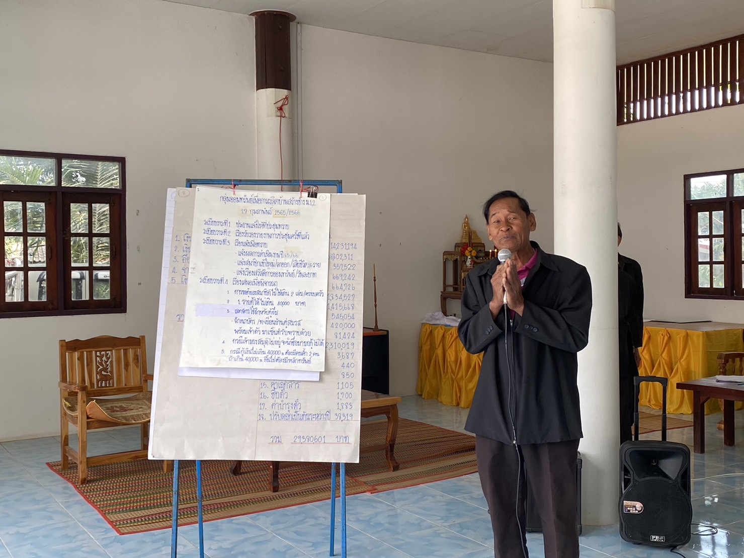 ?พช.ยโสธร ร่วมติดตามการดำเนินงานกลุ่มออมทรัพย์เพื่อการผลิตบ้านสร้างช้าง หมู่ที่ 1 หมู่ 2 ตำบลไผ่  อำเภอทรายมูล  จังหวัดยโสธร