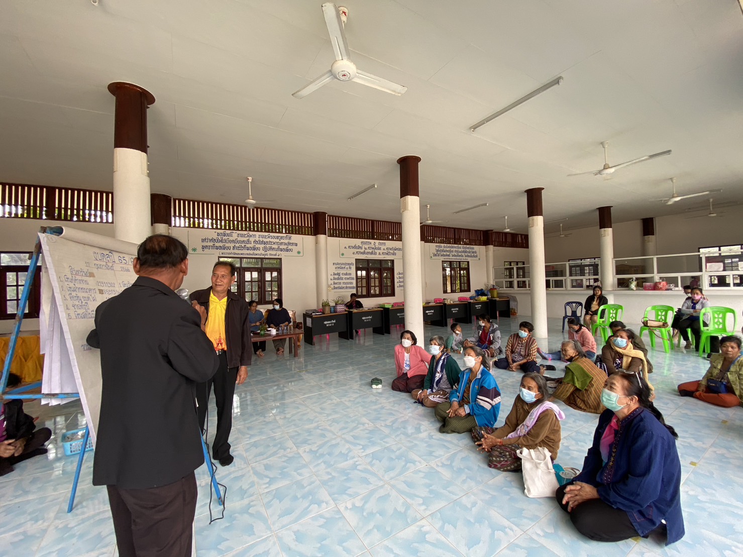 ?พช.ยโสธร ร่วมติดตามการดำเนินงานกลุ่มออมทรัพย์เพื่อการผลิตบ้านสร้างช้าง หมู่ที่ 1 หมู่ 2 ตำบลไผ่  อำเภอทรายมูล  จังหวัดยโสธร