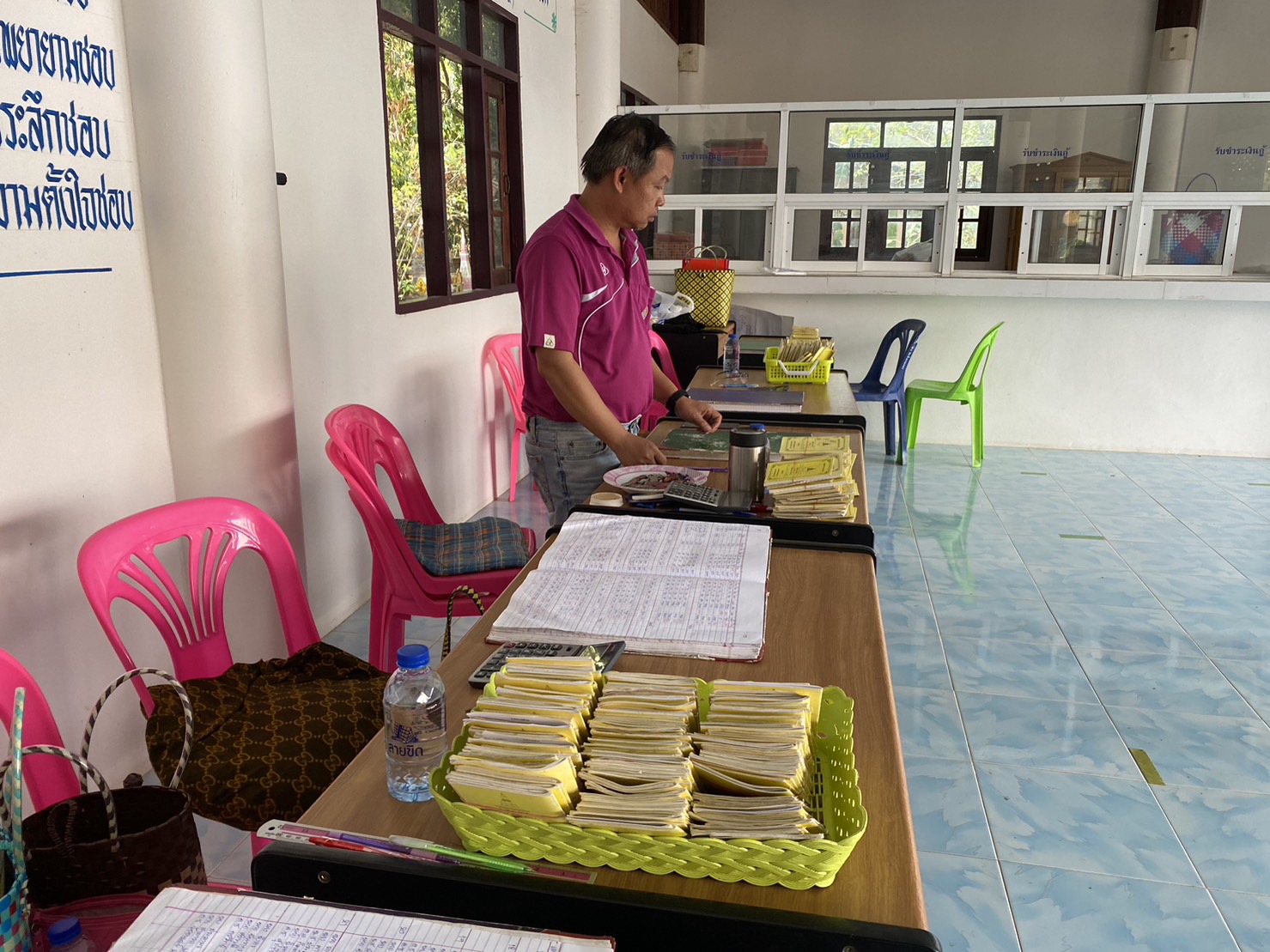 ?พช.ยโสธร ร่วมติดตามการดำเนินงานกลุ่มออมทรัพย์เพื่อการผลิตบ้านสร้างช้าง หมู่ที่ 1 หมู่ 2 ตำบลไผ่  อำเภอทรายมูล  จังหวัดยโสธร