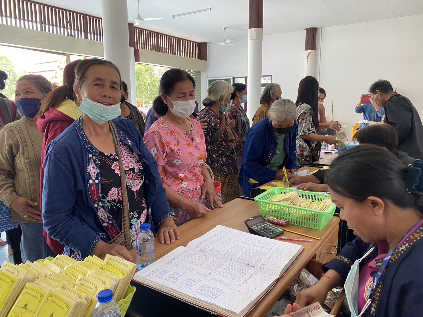 ?พช.ยโสธร ร่วมติดตามการดำเนินงานกลุ่มออมทรัพย์เพื่อการผลิตบ้านสร้างช้าง หมู่ที่ 1 หมู่ 2 ตำบลไผ่  อำเภอทรายมูล  จังหวัดยโสธร