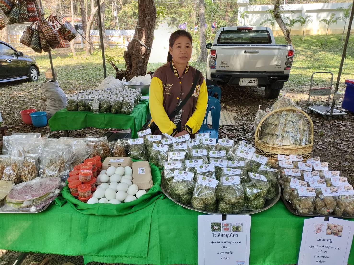 ?พช.ยโสธร ร่วมจำหน่ายสินค้า OTOP ที่ วิทยาลัยเกษตรและเทคโนโลยียโสธร…ในงานมหกรรมเกษตรอินทรีย์วิถียโสธร อาชีวะเกษตรแฟร์ 65 และงานประชุมวิชาการ อกท.ระดับชาติ ครั้งที่ 43