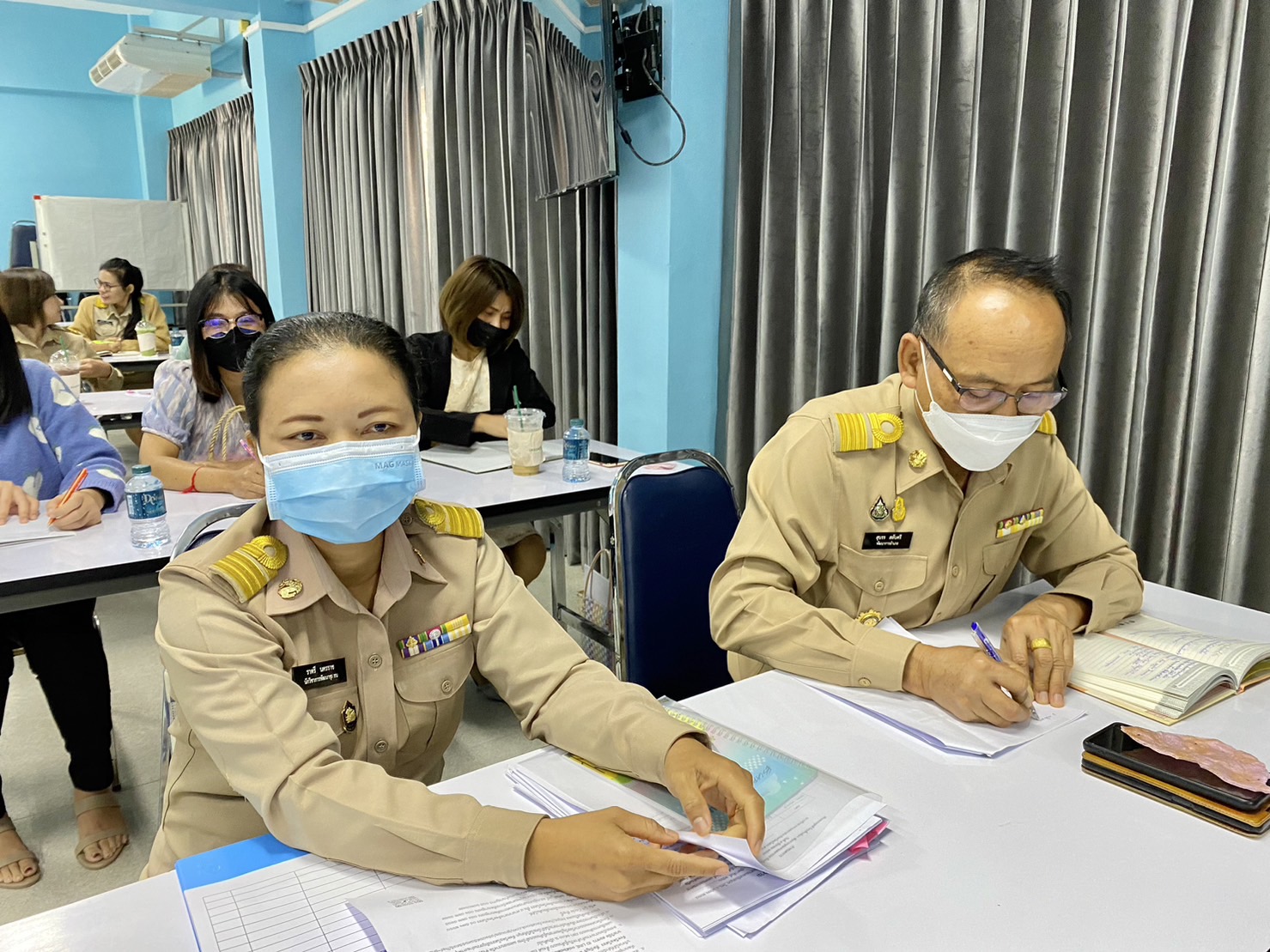 ?พช.ยโสธร ประชุมคณะทำงานฝ่ายเดินแบบผ้าไทยพื้นเมือง ในงานสถาปนาจังหวัดยโสธร ประจำปี 2566 วันที่ 27 กุมภาพันธ์ 2566