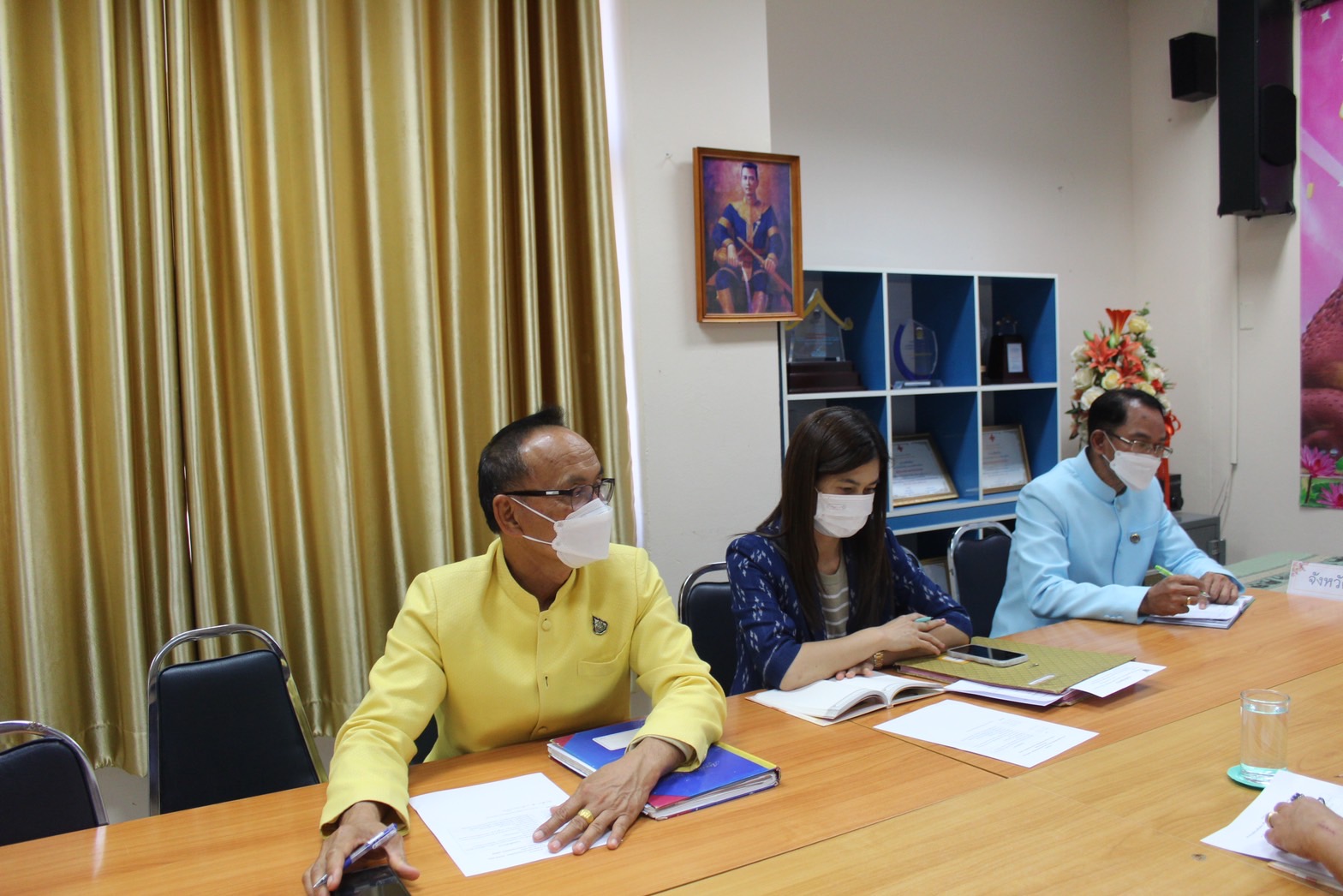 ?พช.ยโสธร ประชุมคณะทำงานฝ่ายเดินแบบผ้าไทยพื้นเมือง ในงานสถาปนาจังหวัดยโสธร ประจำปี 2566