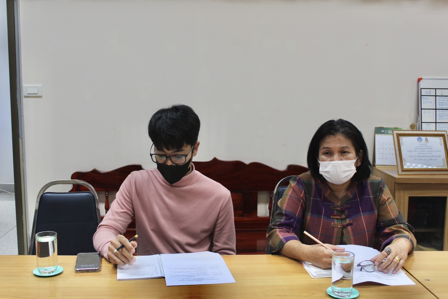 ?พช.ยโสธร ประชุมคณะทำงานฝ่ายเดินแบบผ้าไทยพื้นเมือง ในงานสถาปนาจังหวัดยโสธร ประจำปี 2566