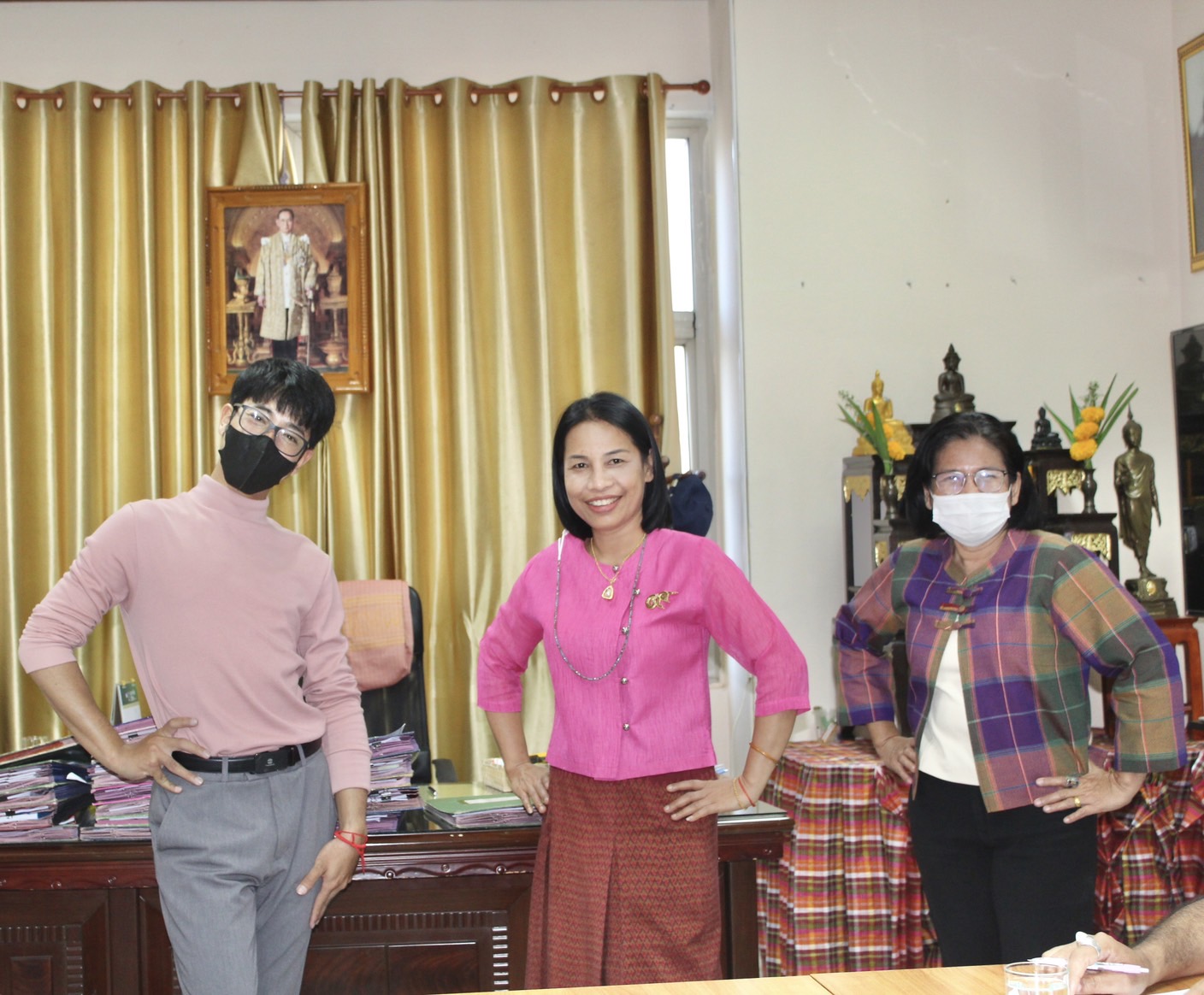 ?พช.ยโสธร ประชุมคณะทำงานฝ่ายเดินแบบผ้าไทยพื้นเมือง ในงานสถาปนาจังหวัดยโสธร ประจำปี 2566