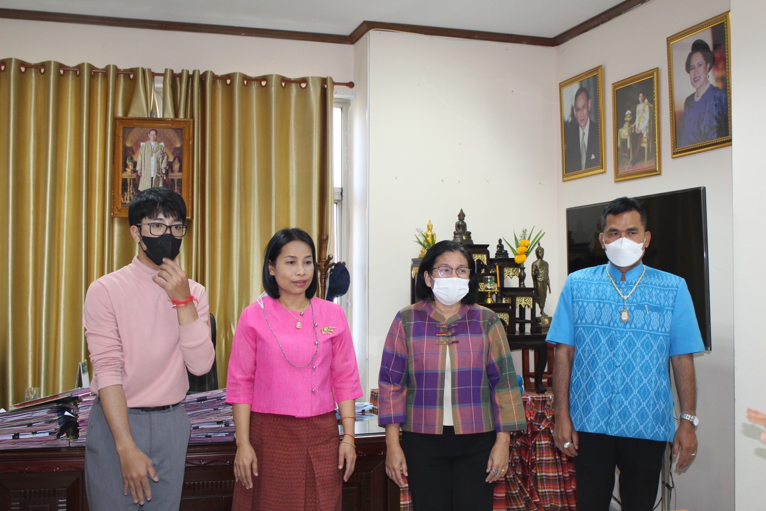 ?พช.ยโสธร ประชุมคณะทำงานฝ่ายเดินแบบผ้าไทยพื้นเมือง ในงานสถาปนาจังหวัดยโสธร ประจำปี 2566