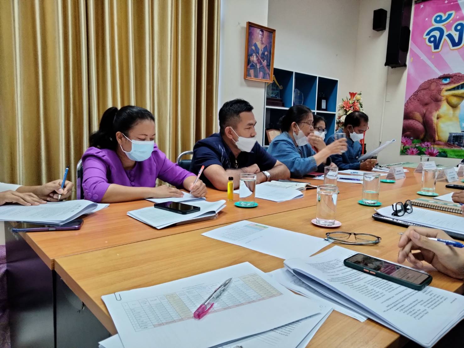 ?พช.ยโสธร ประชุมเจ้าหน้าที่พัฒนาชุมชนจังหวัดยโสธร เพื่อวางแผนดำเนินงานไตรมาสที่ 3