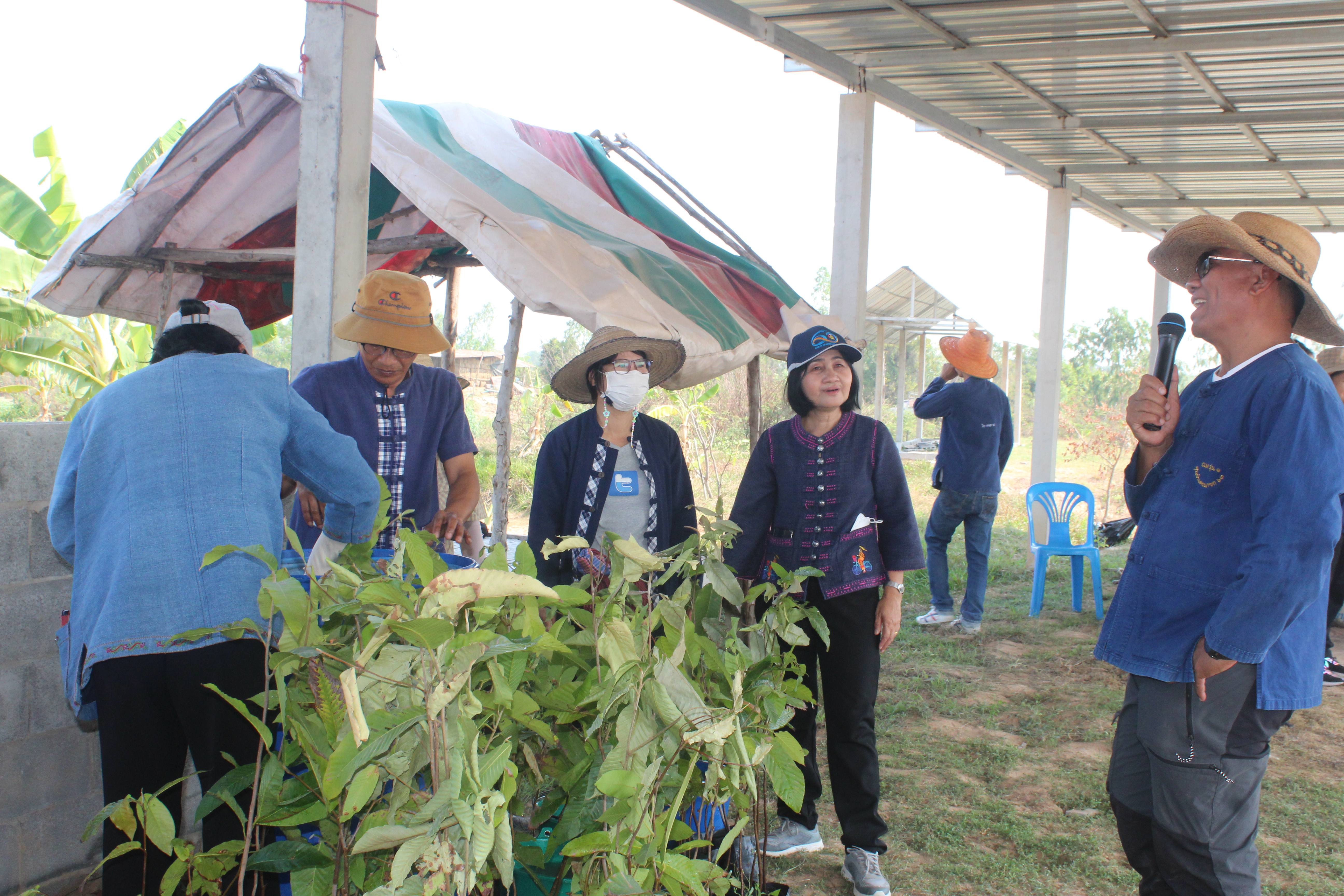 ☘พช.ยโสธร ชวนหิ้วปิ่นโต ไปเอามื้อสามัคคี ถือจอบเสียม พลิกฟื้นแผ่นดิน ณ พื้นที่เรียนรู้ชุมชนต้นแบบการพัฒนาคุณภาพชีวิต CLM ตำบลฟ้าหยาด อำเภอมหาชนะชัย จังหวัดยโสธร