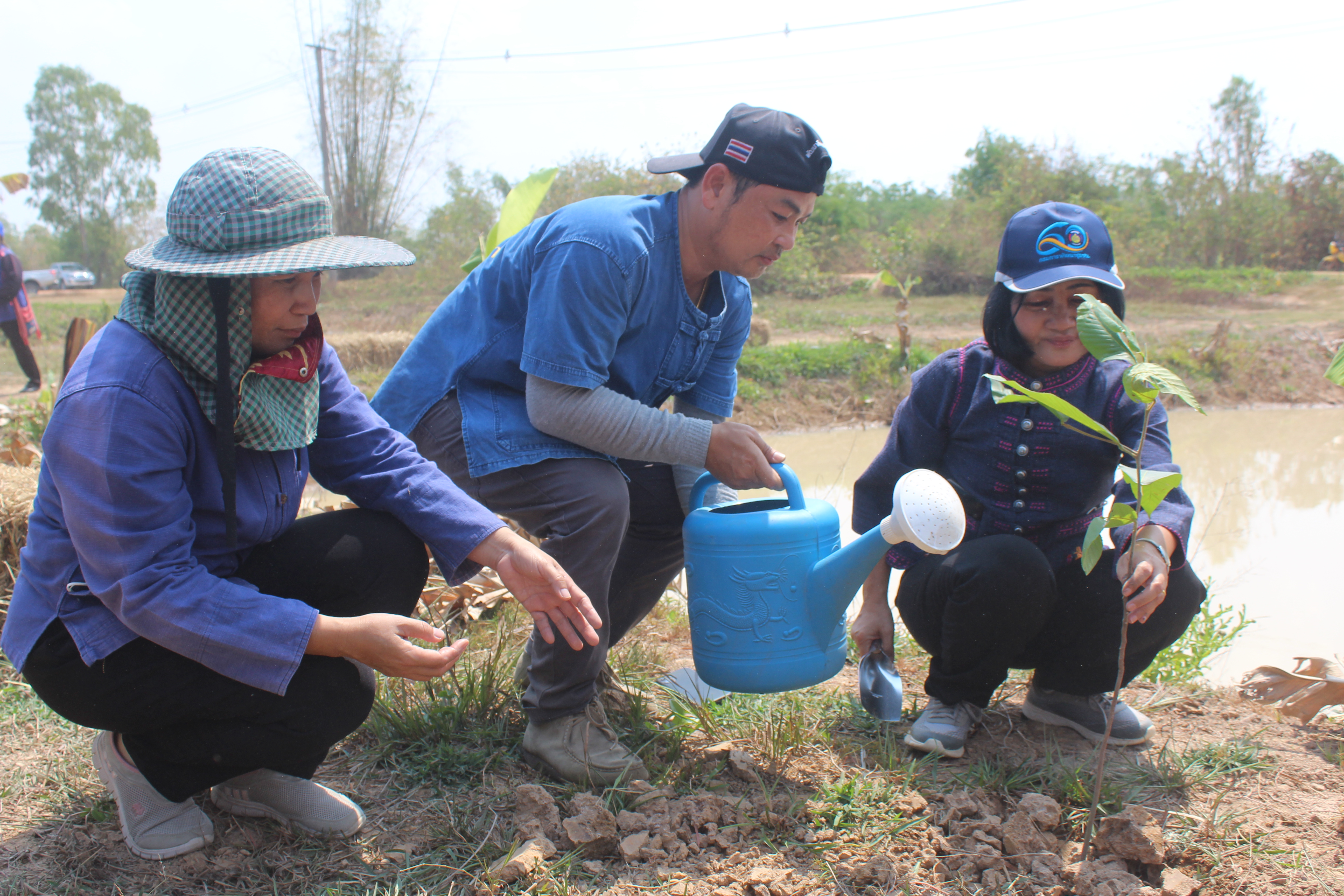 ☘พช.ยโสธร ชวนหิ้วปิ่นโต ไปเอามื้อสามัคคี ถือจอบเสียม พลิกฟื้นแผ่นดิน ณ พื้นที่เรียนรู้ชุมชนต้นแบบการพัฒนาคุณภาพชีวิต CLM ตำบลฟ้าหยาด อำเภอมหาชนะชัย จังหวัดยโสธร