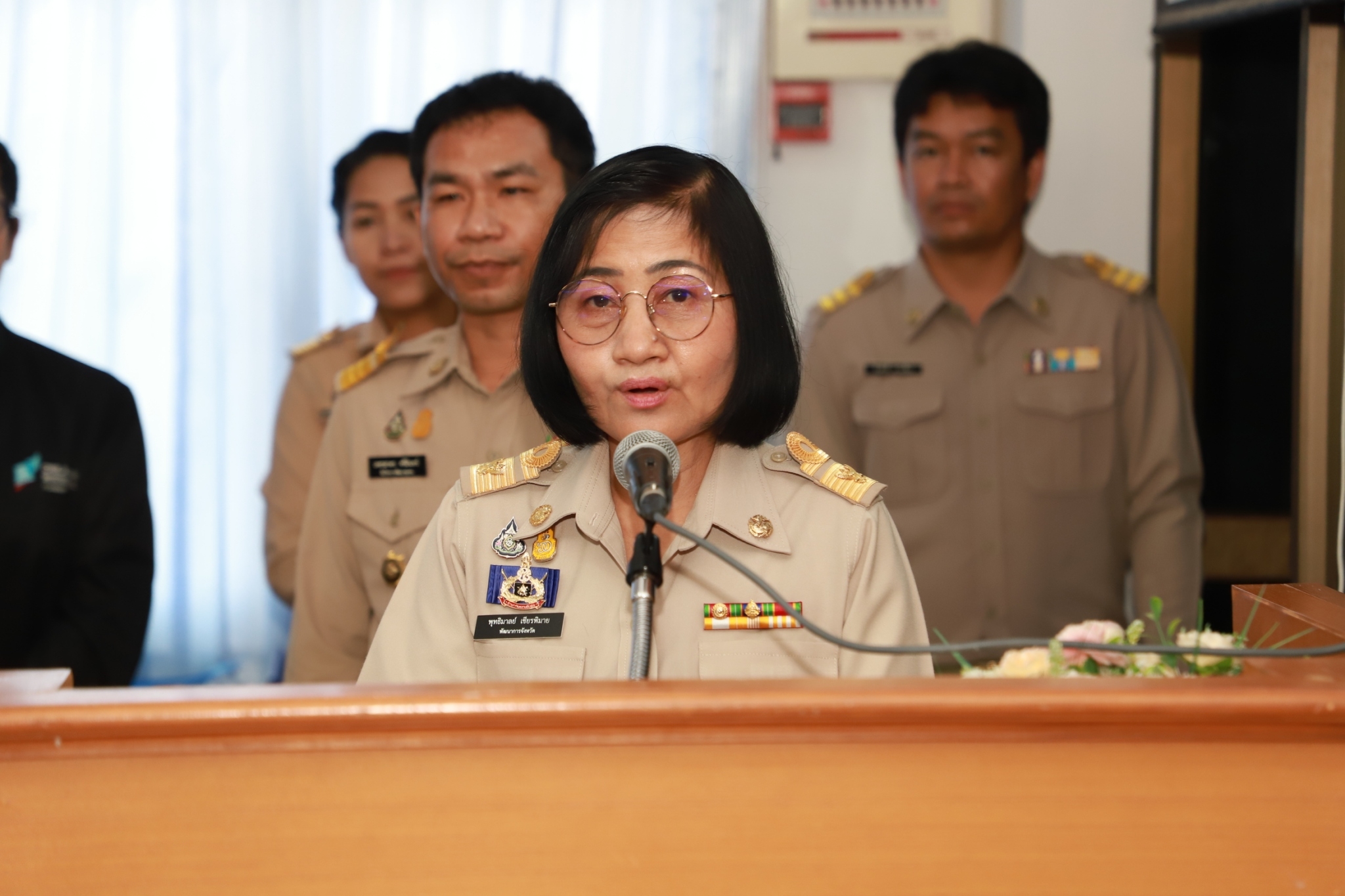 ?พช.ยโสธร ร่วมประชุมคณะกรมการจังหวัดยโสธร หัวหน้าส่วนราชการและนายอำเภอ ประจำเดือน มีนาคม และรับประกาศเกียรติคุณสนับสนุนกิจกรรมการเดินแบบชุดผ้าไทยพื้นเมือง งานสถาปนาจังหวัดยโสธร ประจำปี 2566