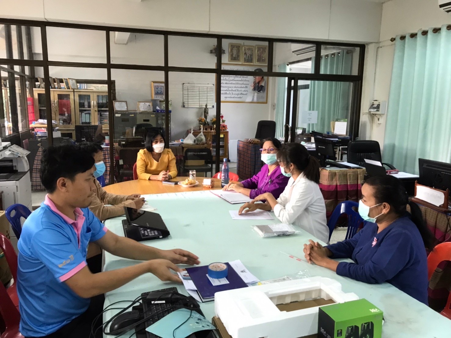 ?พช.ยโสธร ติดตามสนับสนุน การขับเคลื่อนงานพัฒนาชุมชน สำนักงานพัฒนาชุมชน อำเภอเลิงนกทาจังหวัดยโสธร