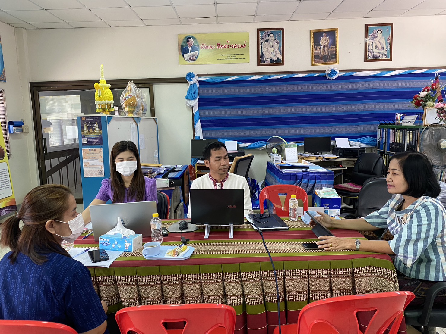 ?พช.ยโสธร ติดตามสนับสนุน การขับเคลื่อนงานพัฒนาชุมชน สำนักงานพัฒนาชุมชน อำเภอป่าติ้ว จังหวัดยโสธร