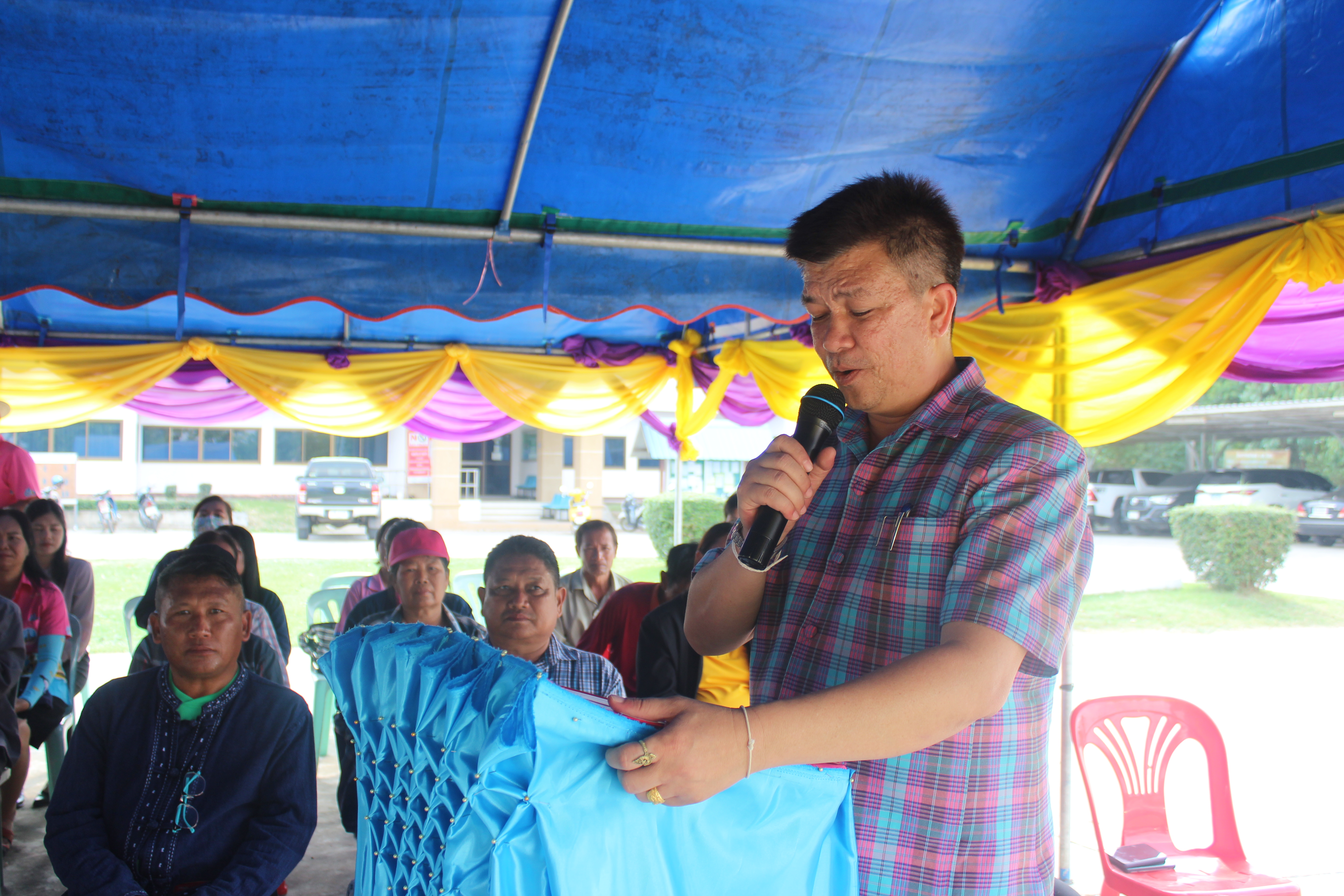 ?พช.ยโสธร ดำเนินกิจกรรม ทางนี้มีผล ผู้คนรักกัน “ถนนกินได้ ปลอดภัยไร้สารพิษ”ตำบลบึงแก อำเภอมหาชนะชัย จังหวัดยโสธร ภายใต้การจัดทำตำบลสารสนเทศตำบลต้นแบบเพื่อพัฒนาคุณภาพชีวิต