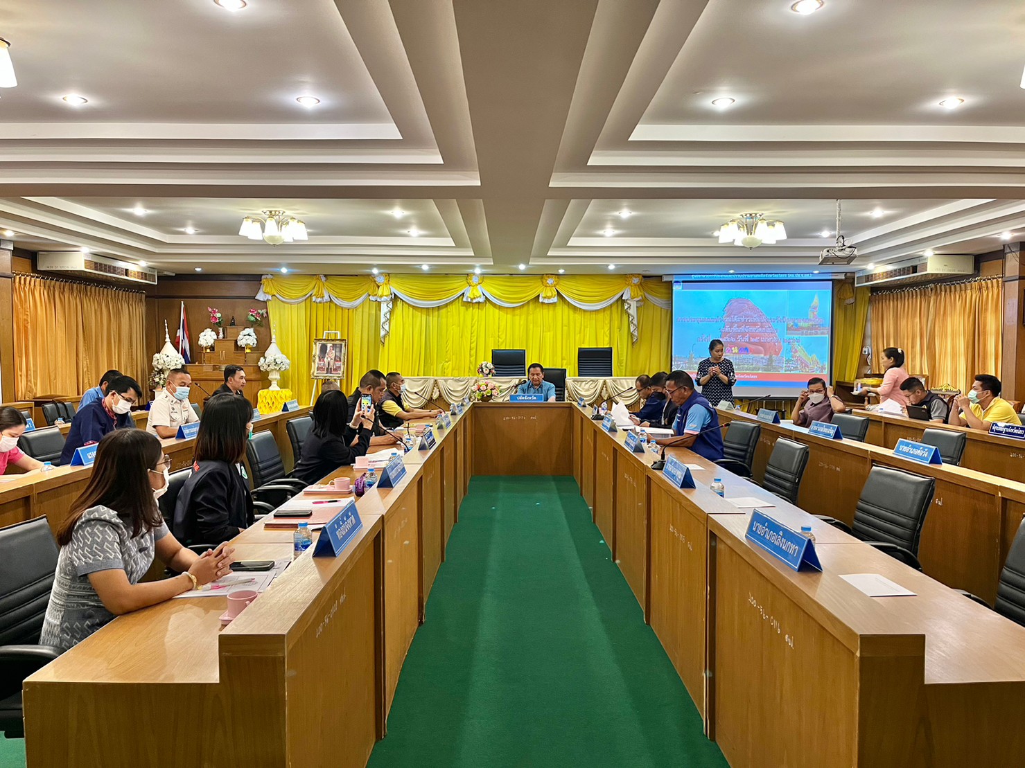 ?พช.ยโสธร ร่วมประชุมคณะทำงานโต๊ะข่าวเพื่อเฝ้าระวังยาเสพติดระดับพื้นที่จังหวัดยโสธร ?วันที่ 25 เมษายน 2566