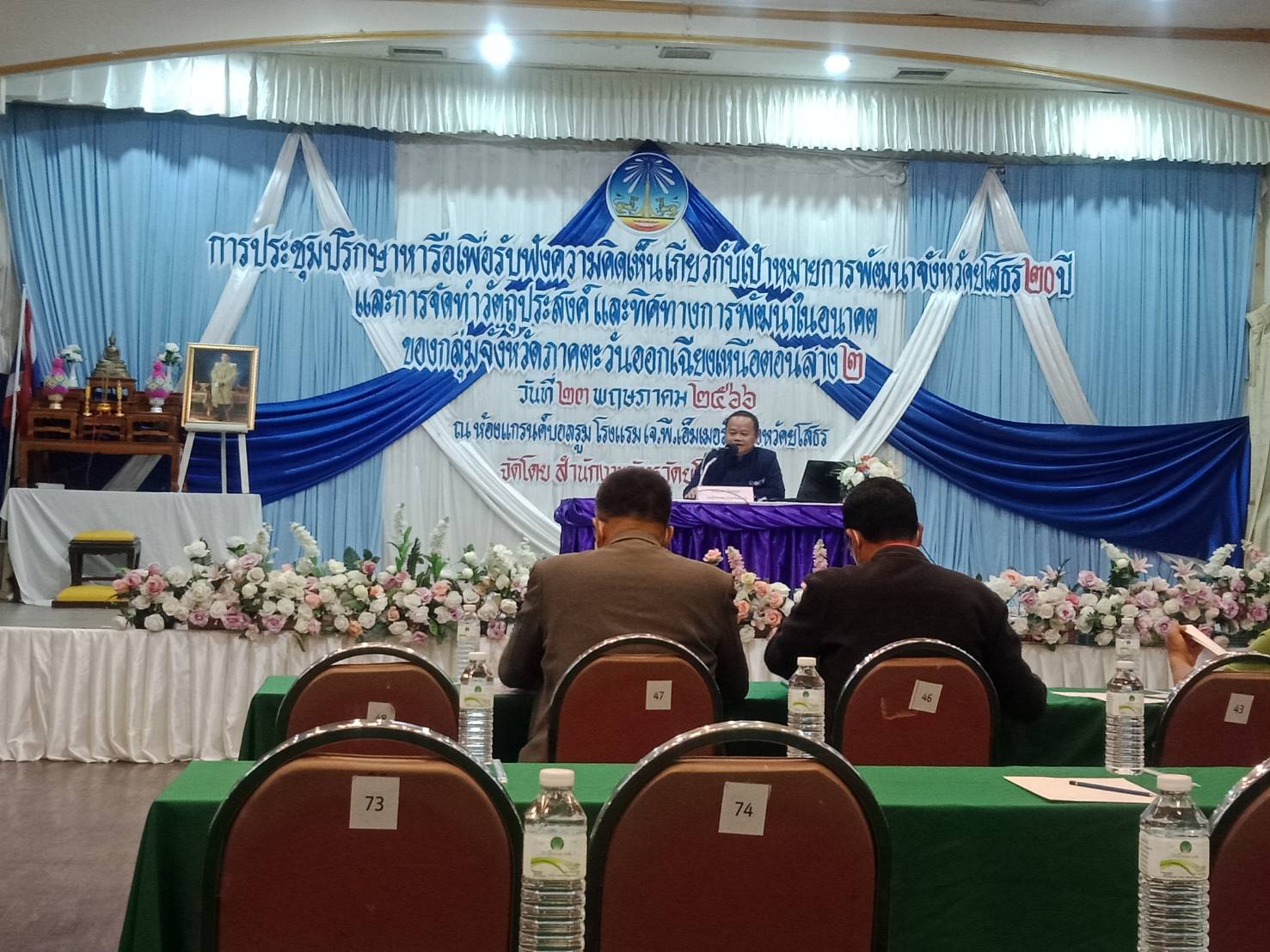 พช.ยโสธร ร่วมประชุมเชิงปฏิบัติการคณะอนุกรรมการจัดทำเป้าหมายการพัฒนาจังหวัด 20 ปี พ.ศ.2566-2585 จังหวัดยโสธร