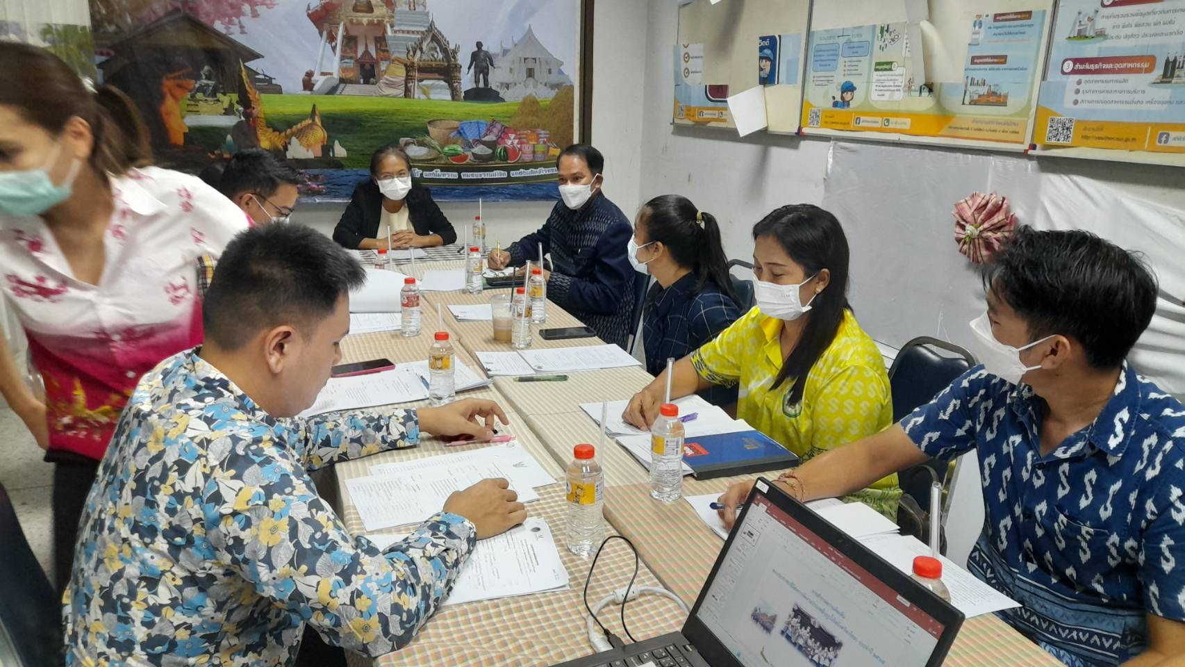 พช.ยโสธร ประชุมคณะกรรมการติดตามและประเมินผลการจัดงานประเพณีบุญบั้งไฟ ประจำปี 2566