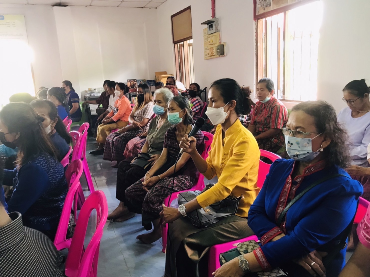 พช.ยโสธร ลงพื้นที่ดำเนินการคัดเลือกคนกองทุนพัฒนาบทบาทสตรีดีเด่น ระดับจังหวัดยโสธร